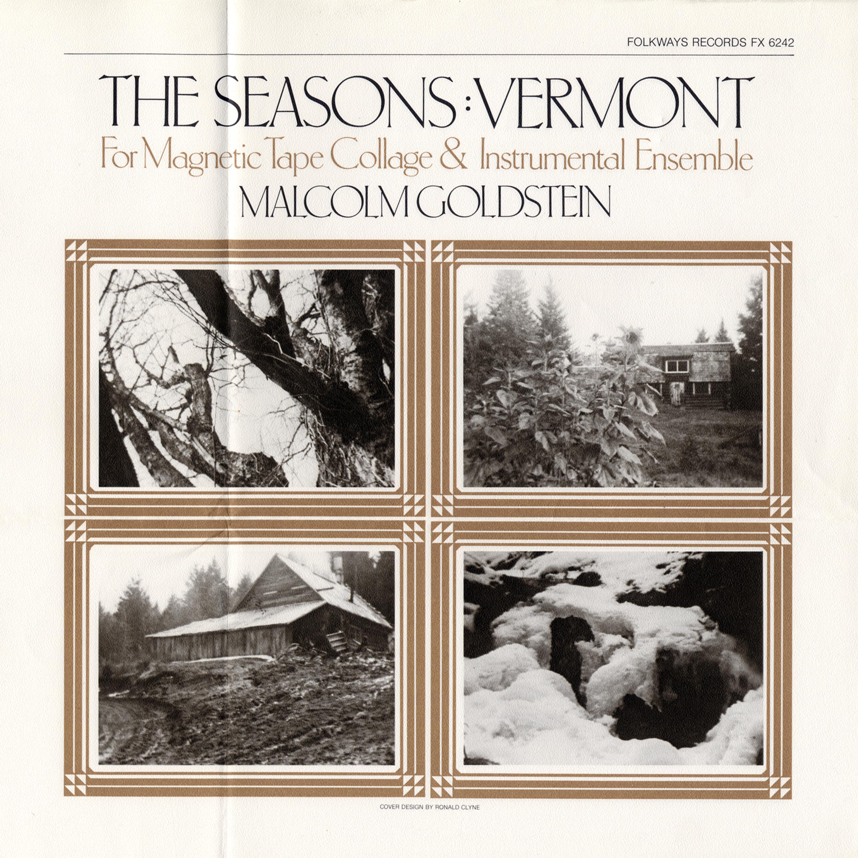 Постер альбома The Seasons: Vermont - for Magnetic Tape Collage & Instrumental Ensemble