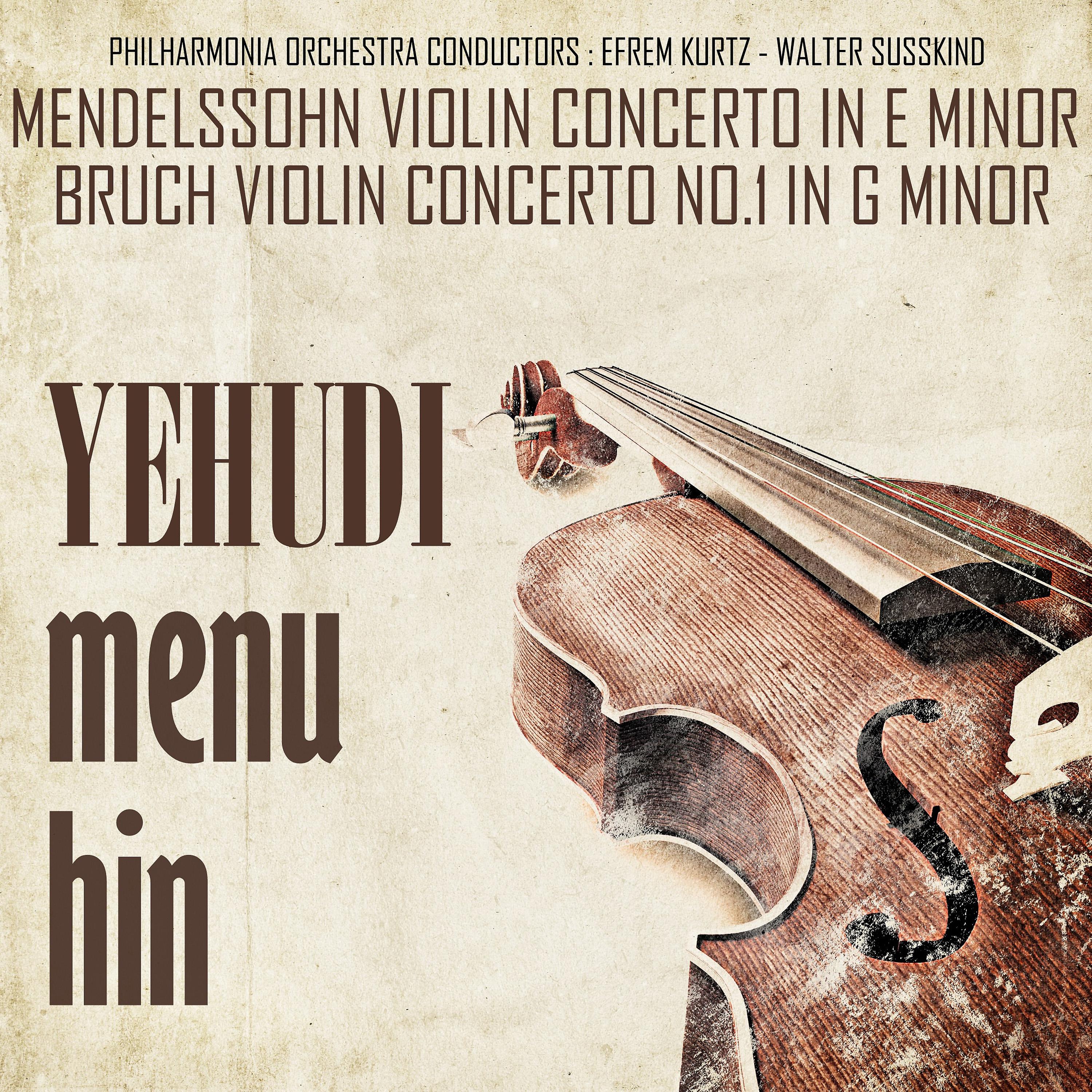 Постер альбома Mendelssohn: Violin Concerto in E Minor, Op. 64 & Bruch: Violin Concerto No. 1 in G Minor