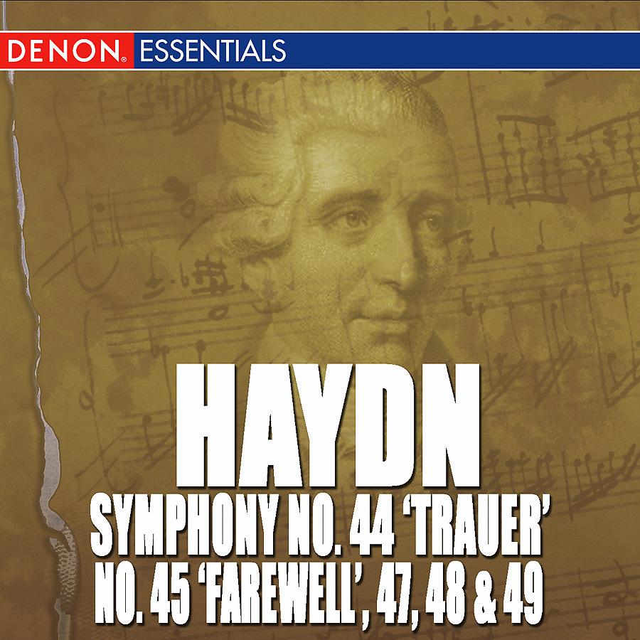 Постер альбома Haydn: Symphony Nos. 44 "Trauer", 45 "Farewell", 47, 48 & 49