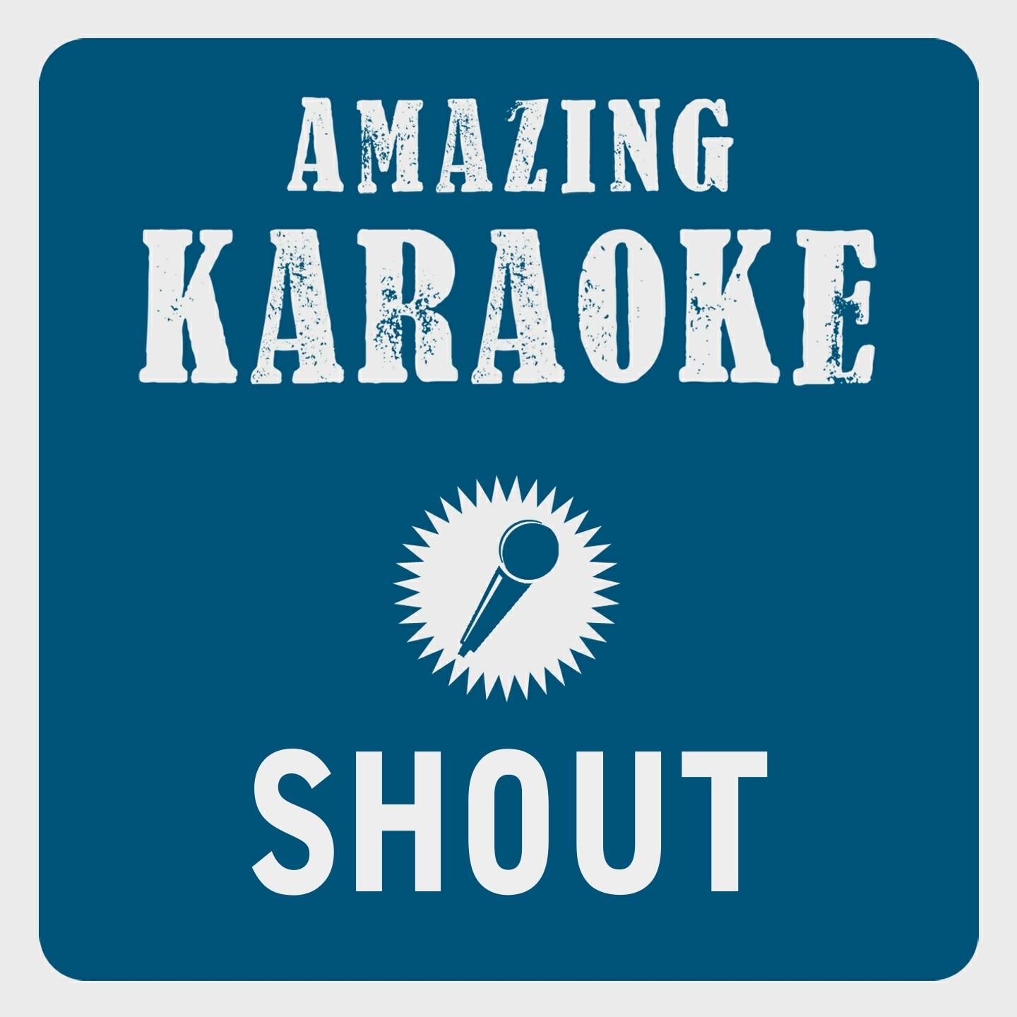 Постер альбома Shout (Karaoke Version)