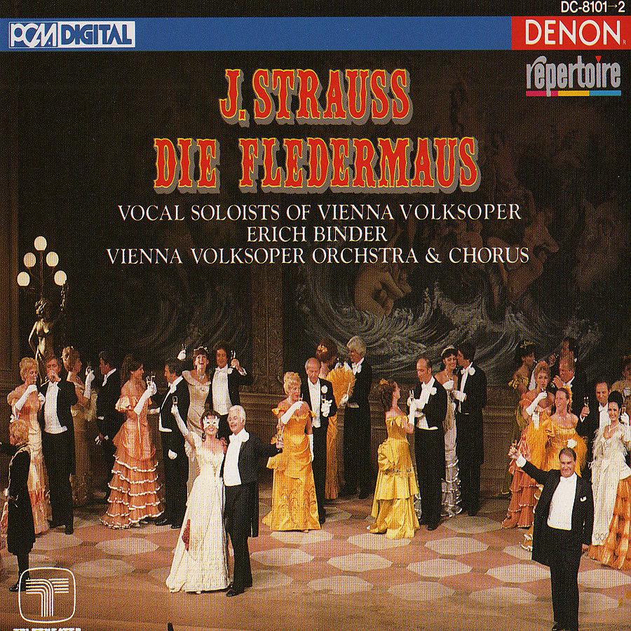 Постер альбома Johann Strauss: Die Fledermaus