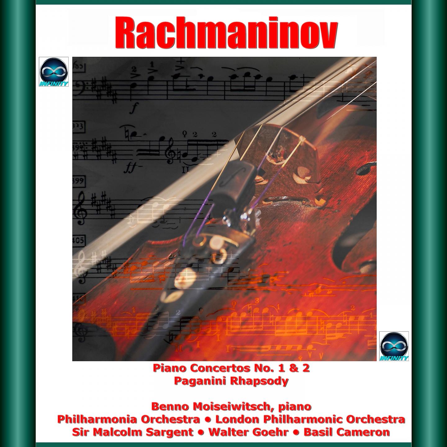 Постер альбома Rachmaninov: Piano Concertos No. 1 & 2, Paganini Rhapsody