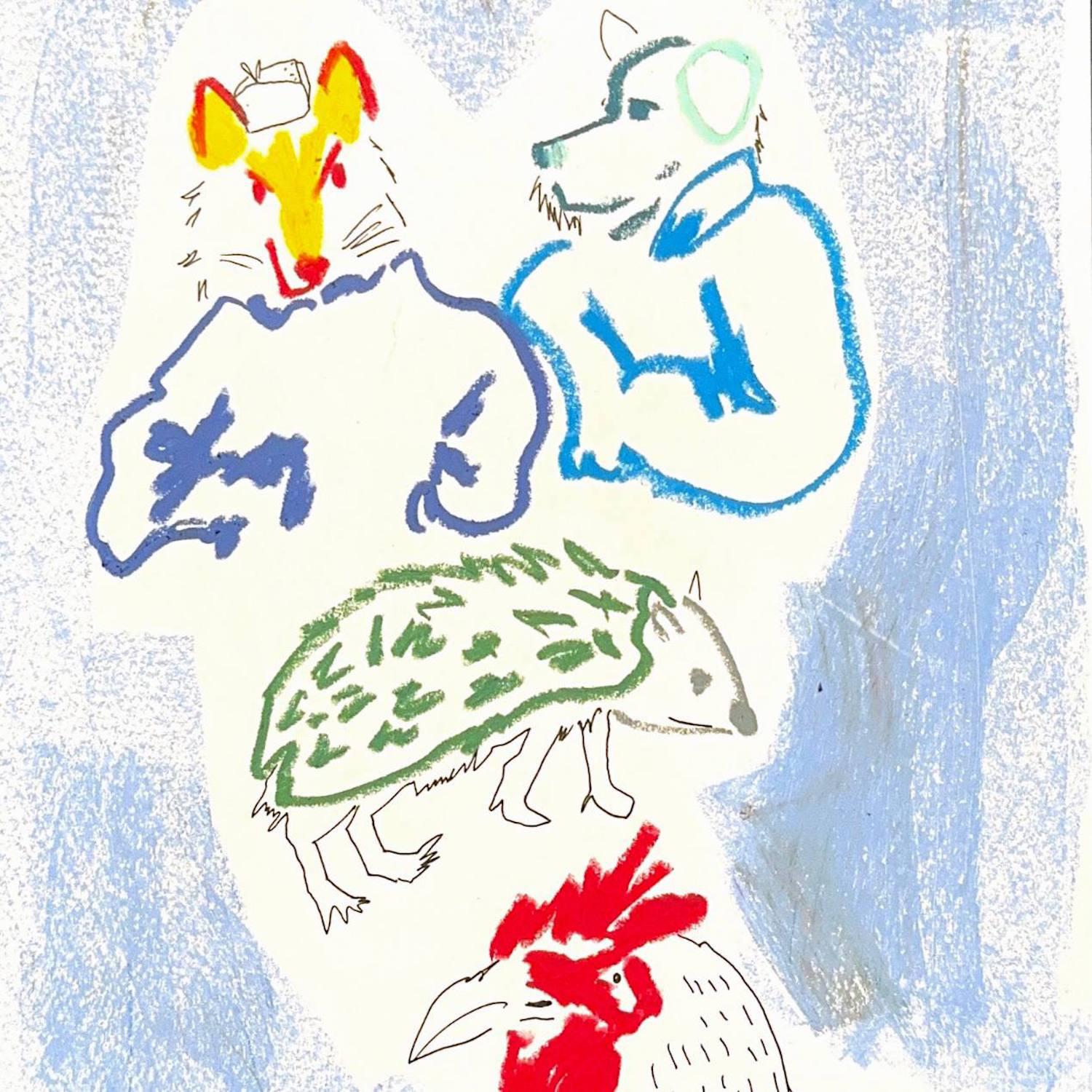 Постер альбома Пёс, лис, ёж и петух
