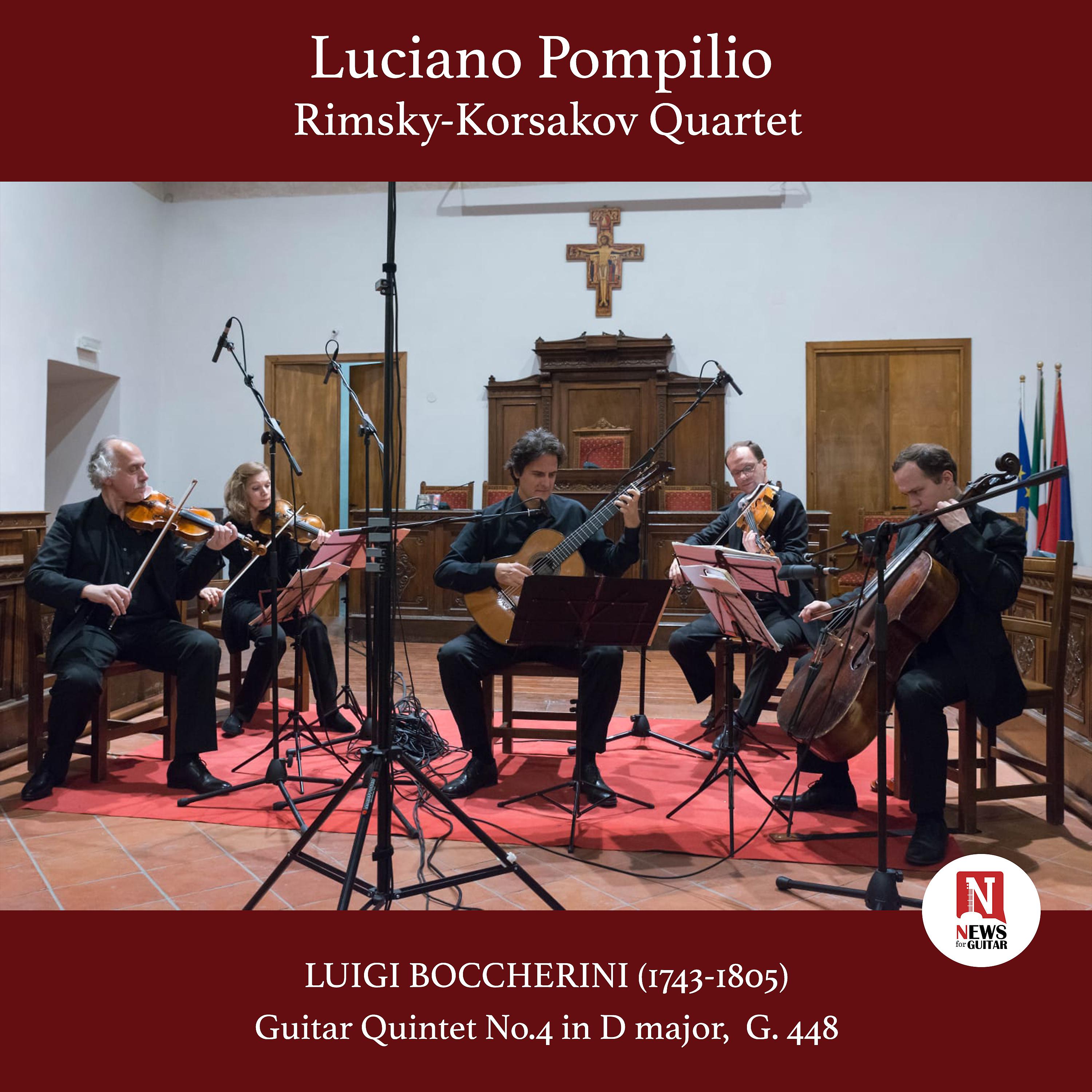 Постер альбома Luigi  Boccherini: Guitar Quintet No. 4 in D Major, G. 448
