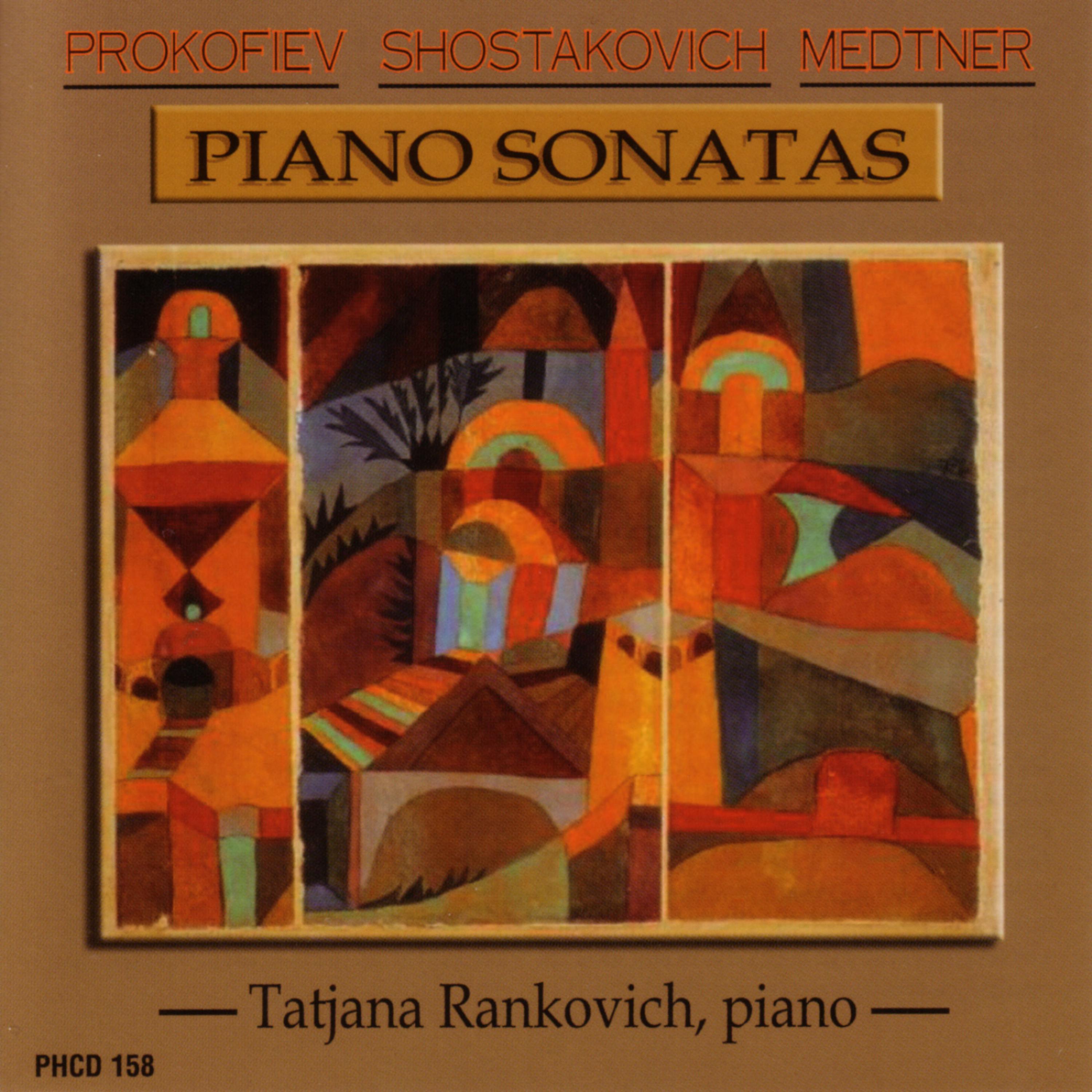 Постер альбома Prokofiev/Shostakovich/Medtner - Piano Sonatas