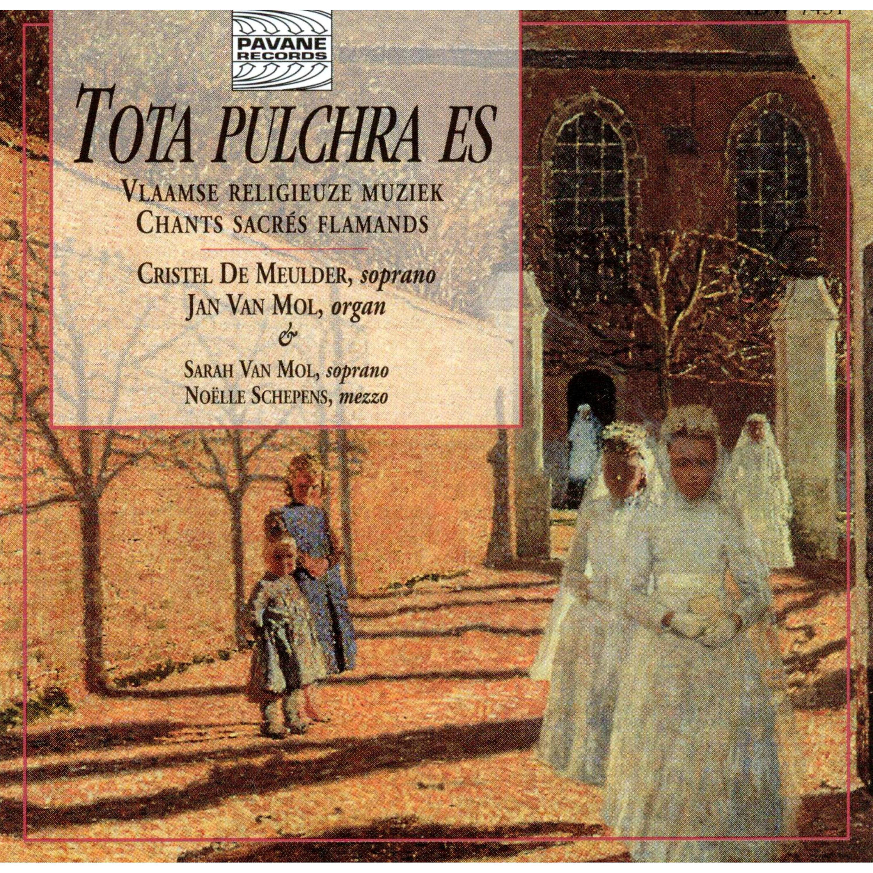 Постер альбома Flemish Sacred Songs (Chants sacrés flamands): Tota pulchra es