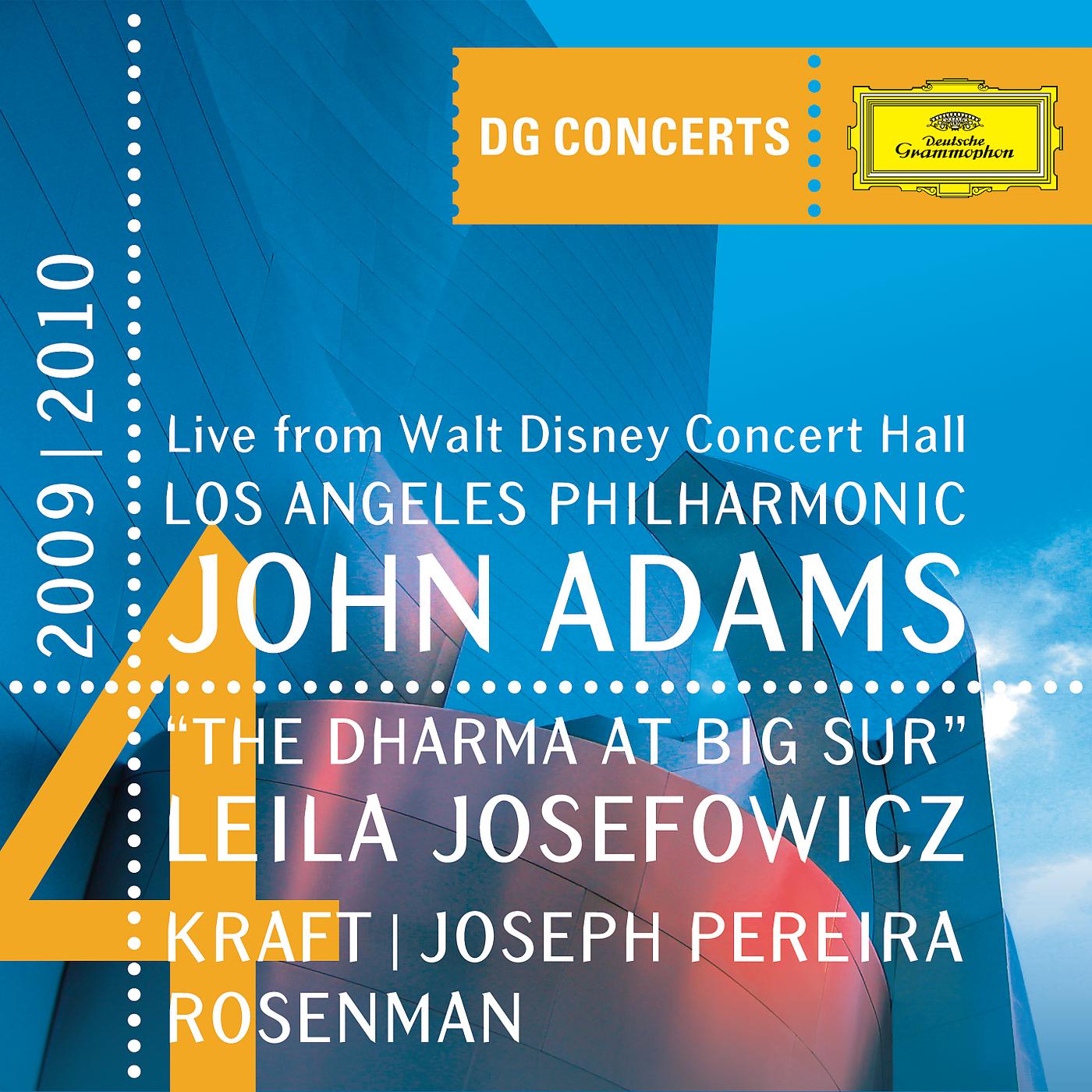 Постер альбома Adams: The Dharma at Big Sur / Kraft: Timpani Concerto No.1 / Rosenman: Suite from Rebel Without a Cause