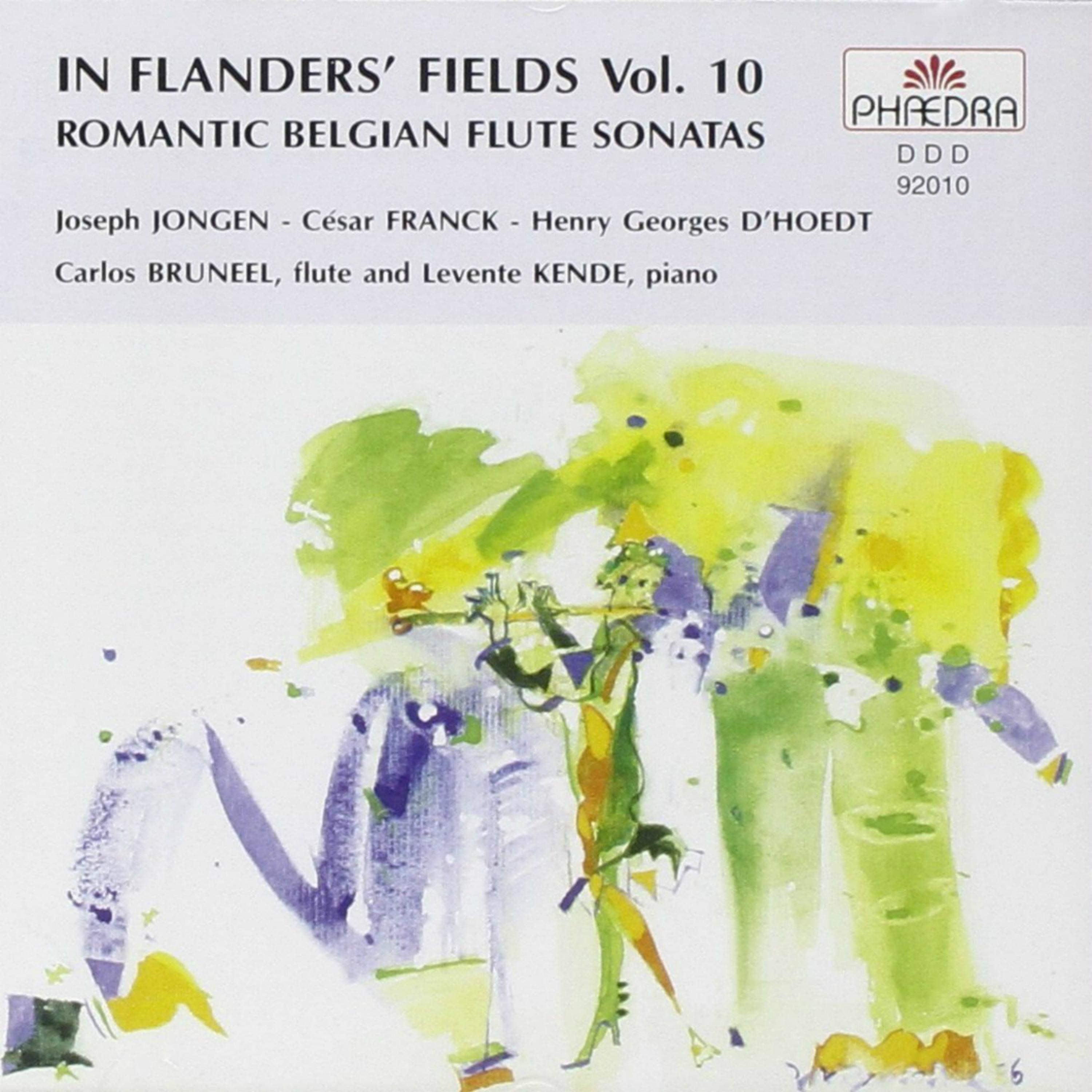 Постер альбома In Flanders' Fields Vol. 10: Romantic Belgian Flute Sonatas