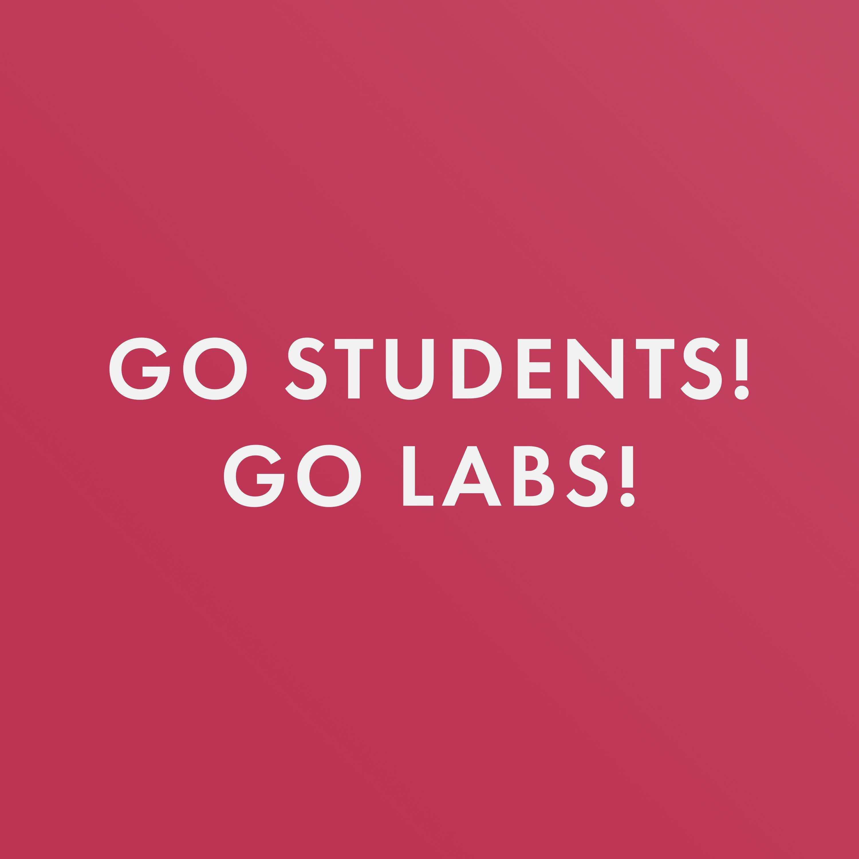 Постер альбома Go Students! Go Labs!