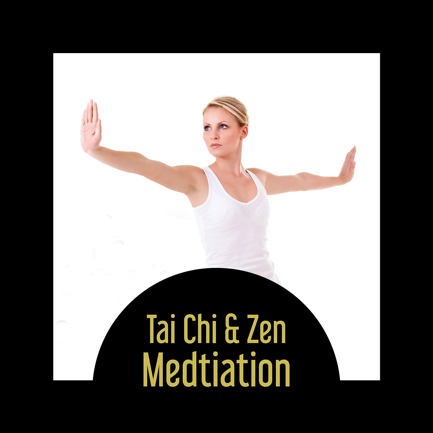 Постер альбома Tai Chi & Zen Medtiation – Improve Balance, Increase Strength and Focus, Relax Naturally, Fight with Stress, Power of Shaolin