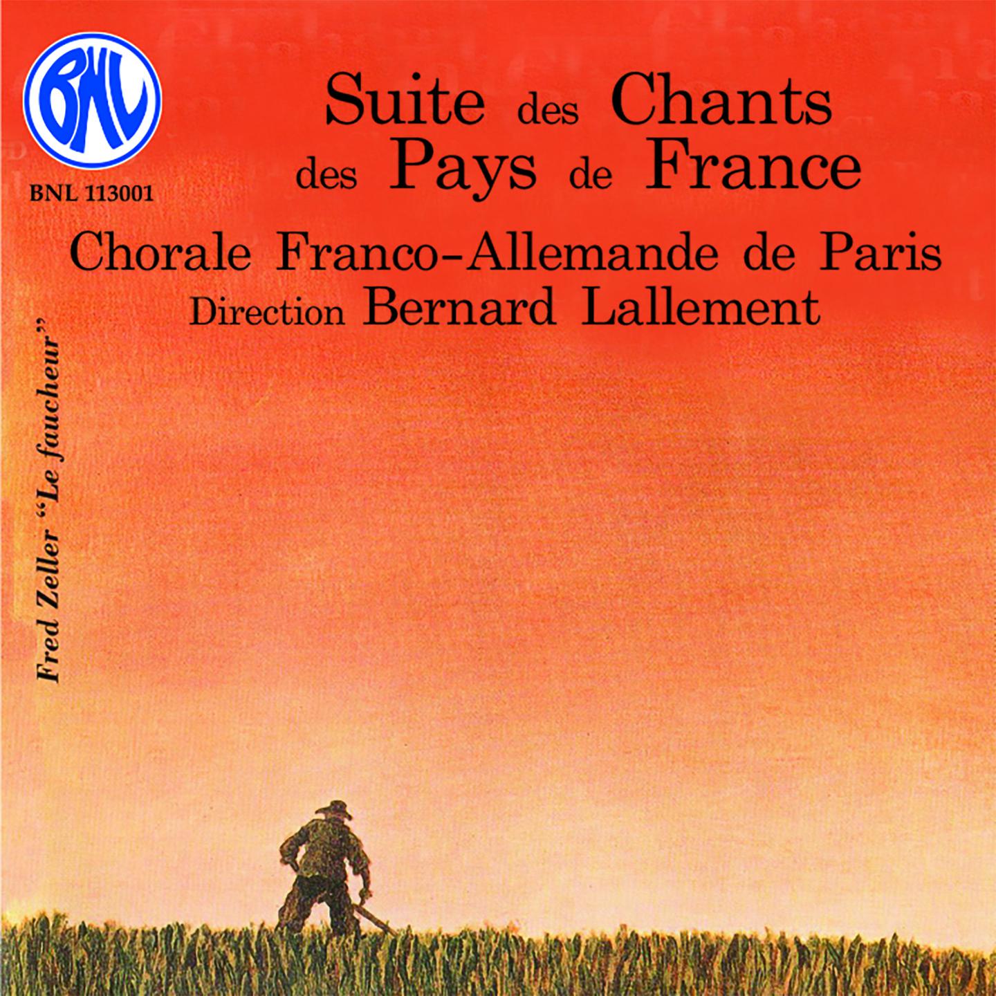 Постер альбома Suite des Chants des Pays de France