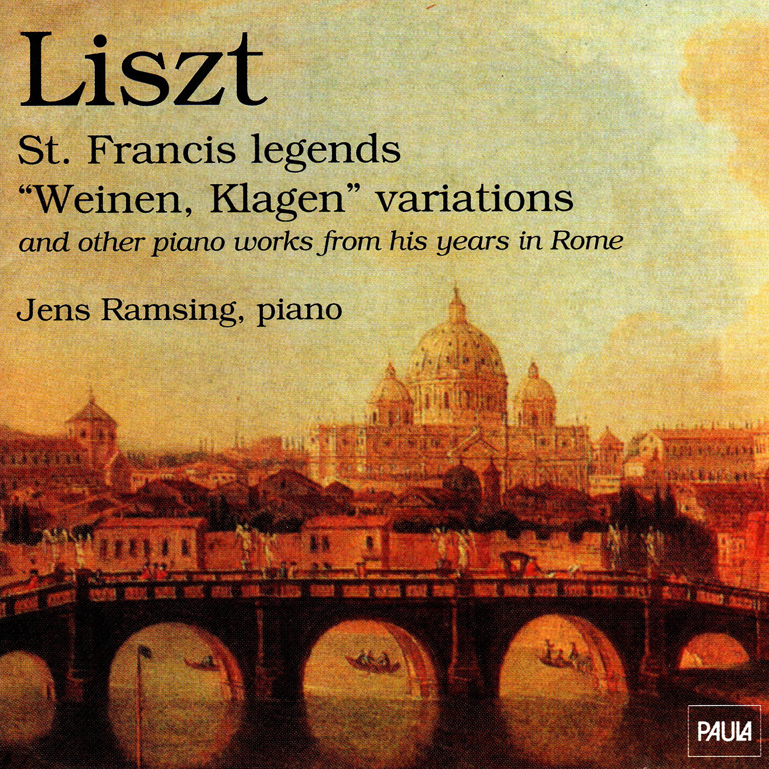 Постер альбома Liszt: St. Francis Legends "Weinen, Klagen" Variations