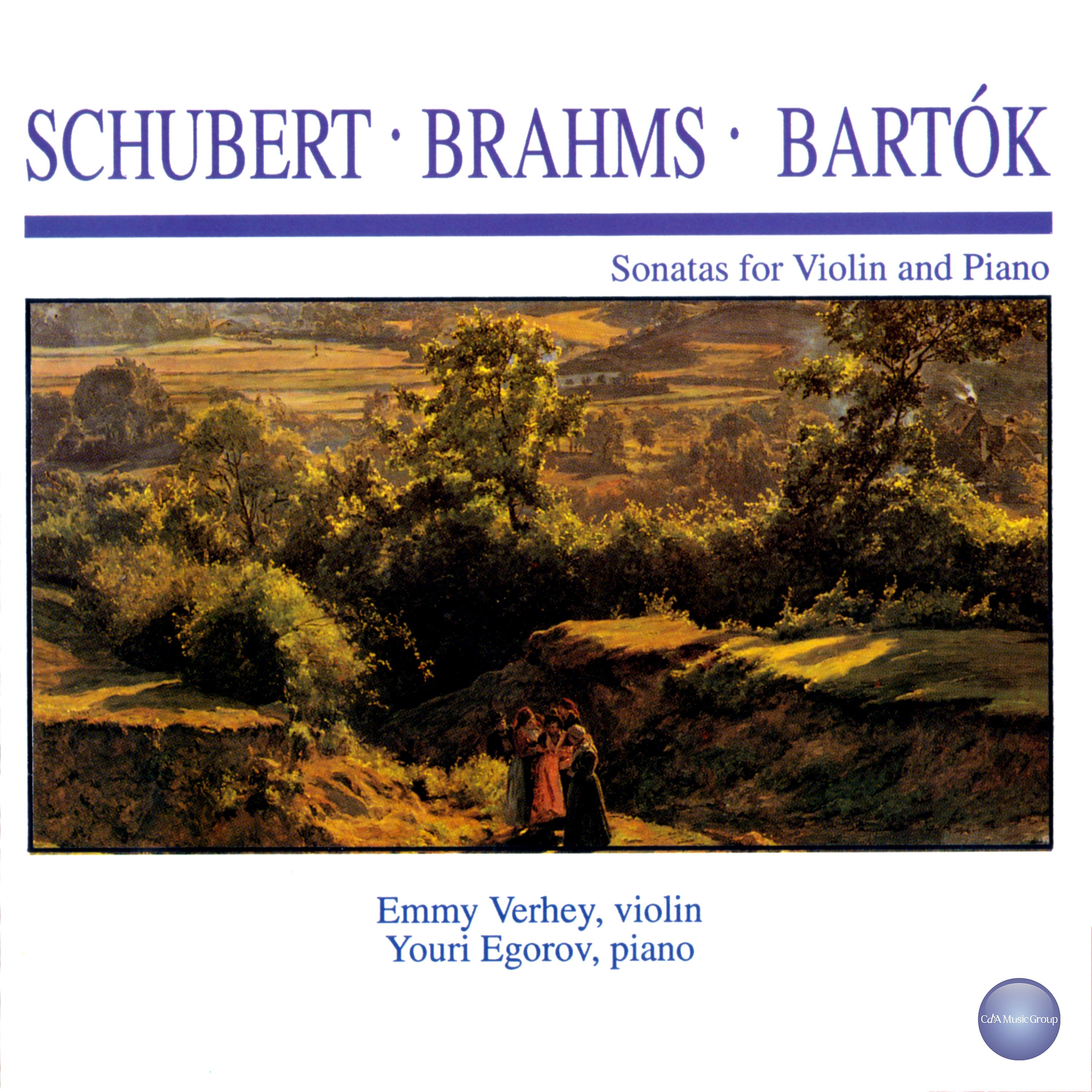 Постер альбома Schubert, Brahms, Bartók:  Sonatas for Violin and Piano (Live-Recording Concertgebouw Amsterdam May, 1981)