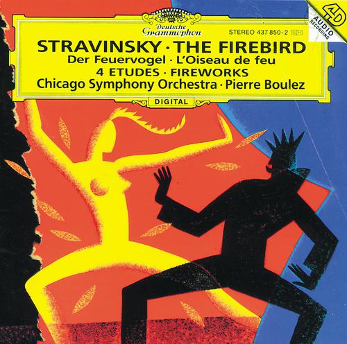 Постер альбома Stravinsky: L'Oiseau de Feu; Feu d'artifice; Quatre Etudes pour orchestre