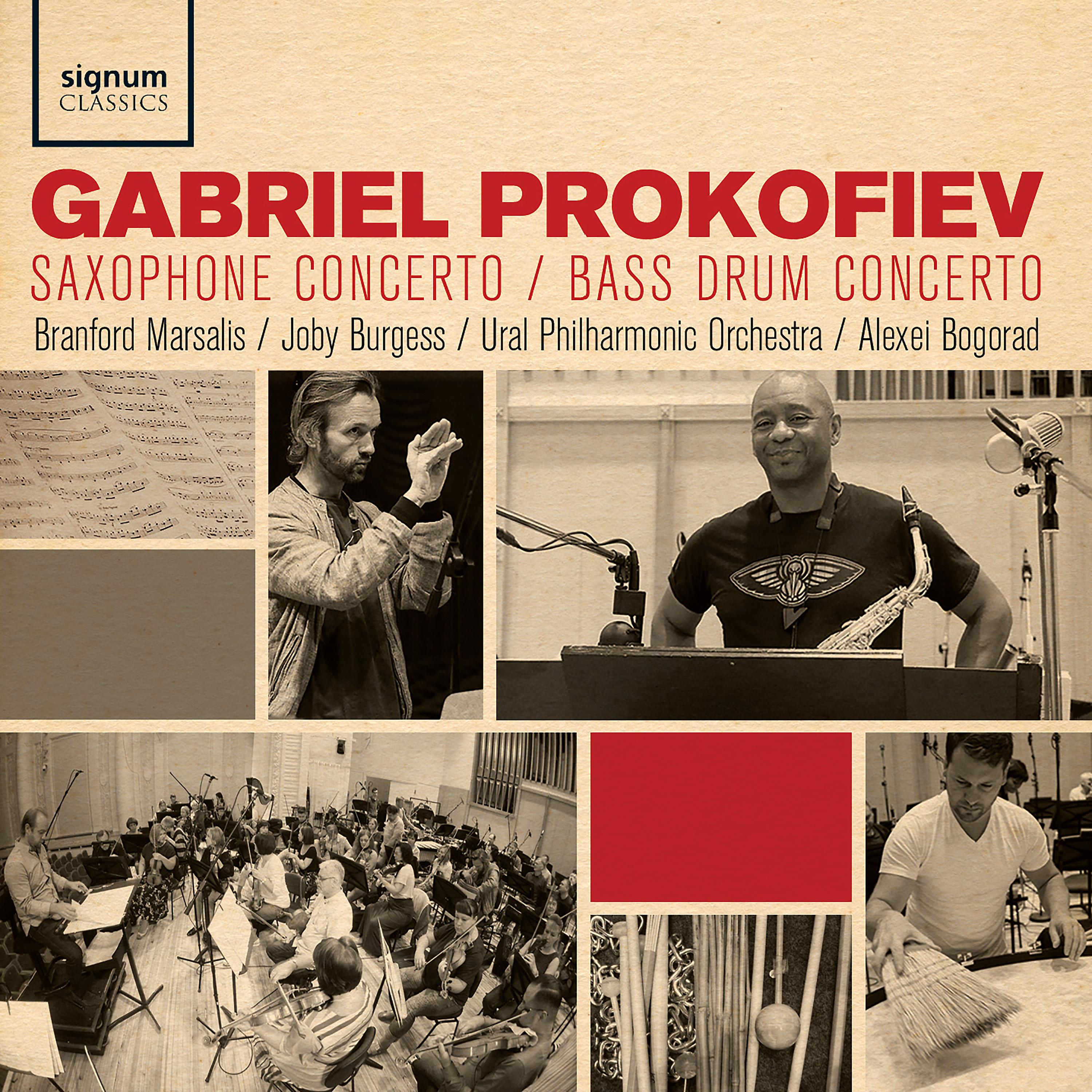 Постер альбома Gabriel Prokofiev: Saxophone Concerto, Bass Drum Concerto