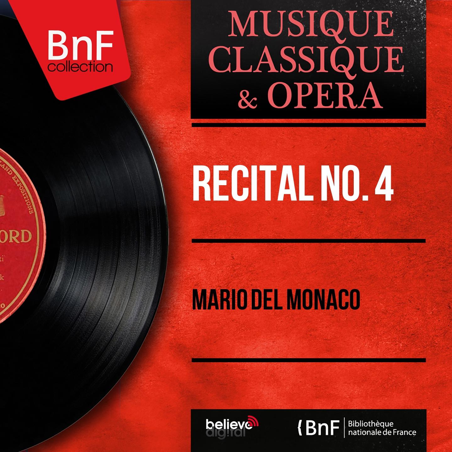 Постер альбома Recital No. 4 (Mono Version)