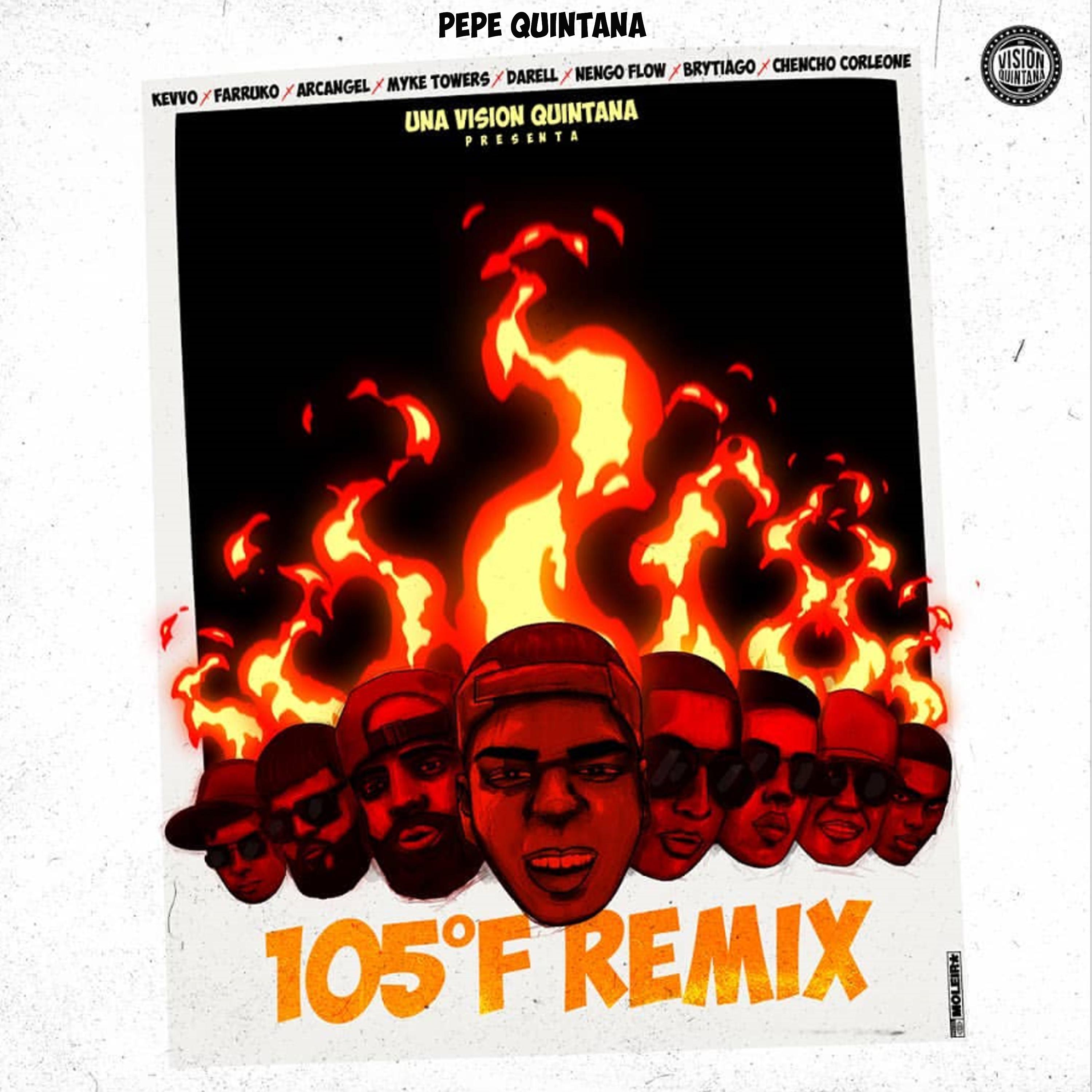 Постер альбома 105 F Remix (feat. Arcangel, Ñengo Flow, Darell, Myke Towers & Brytiago)