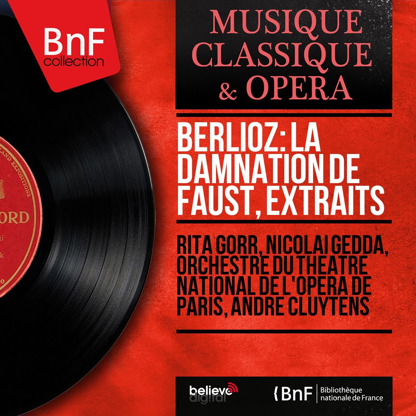 Постер альбома Berlioz: La damnation de Faust, extraits (Stereo Version)