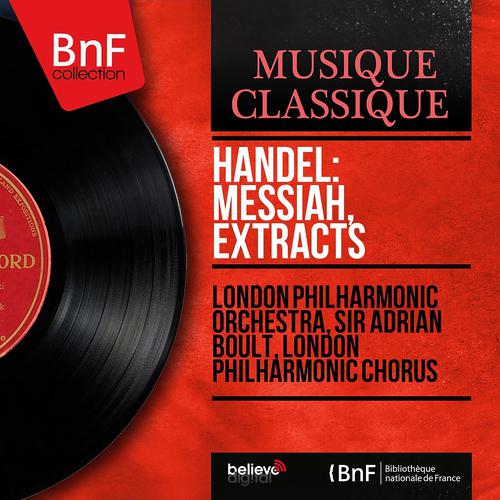 Постер альбома Handel: Messiah, Extracts (Mono Version)