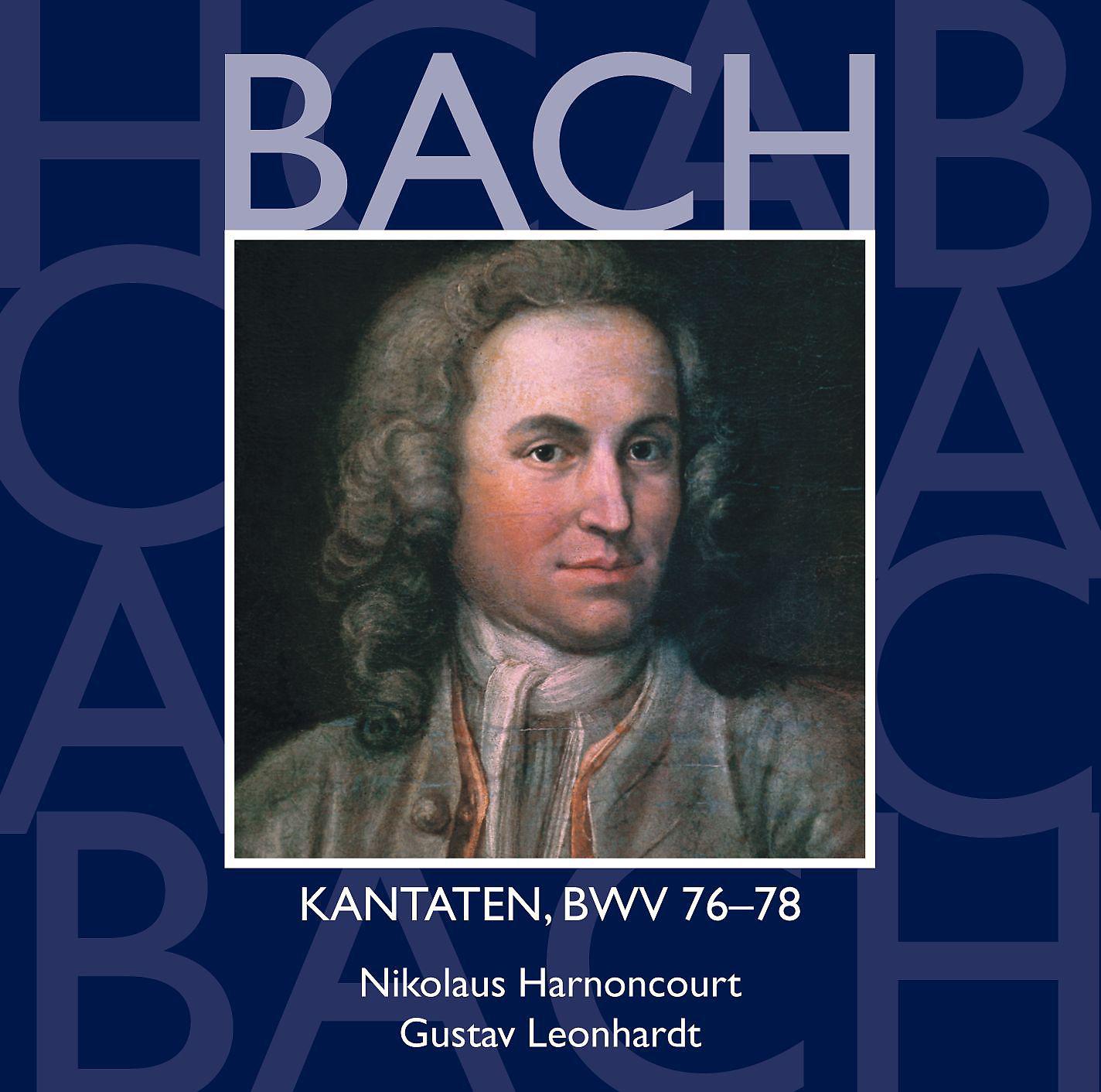Постер альбома Bach, JS : Sacred Cantatas BWV Nos 76 - 78