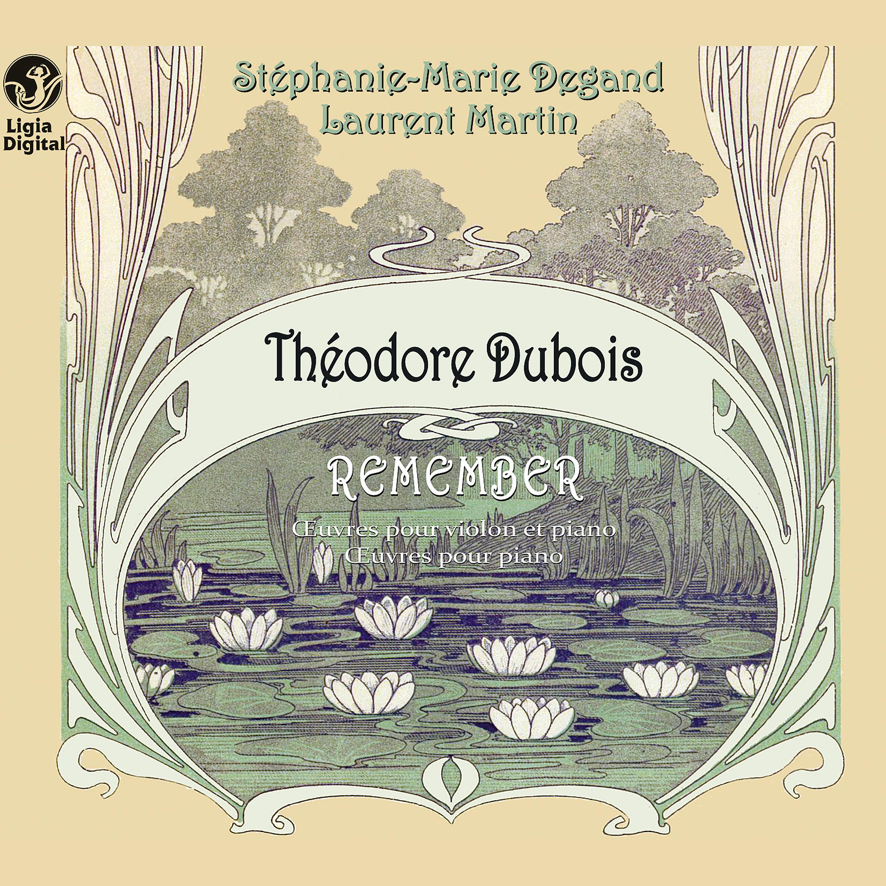Постер альбома Dubois: Remember (Musique de chambre pour violon & piano)