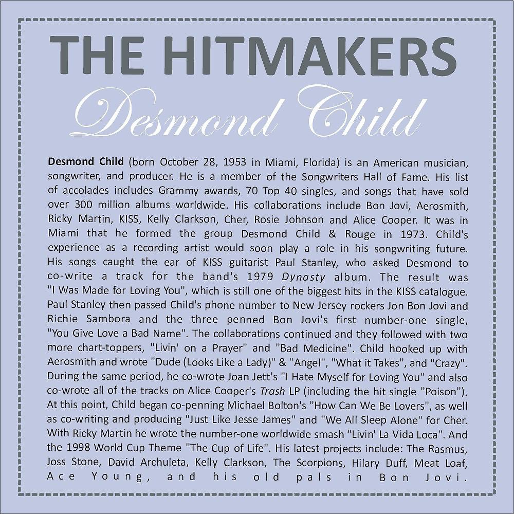 Постер альбома Hits of Desmond Child