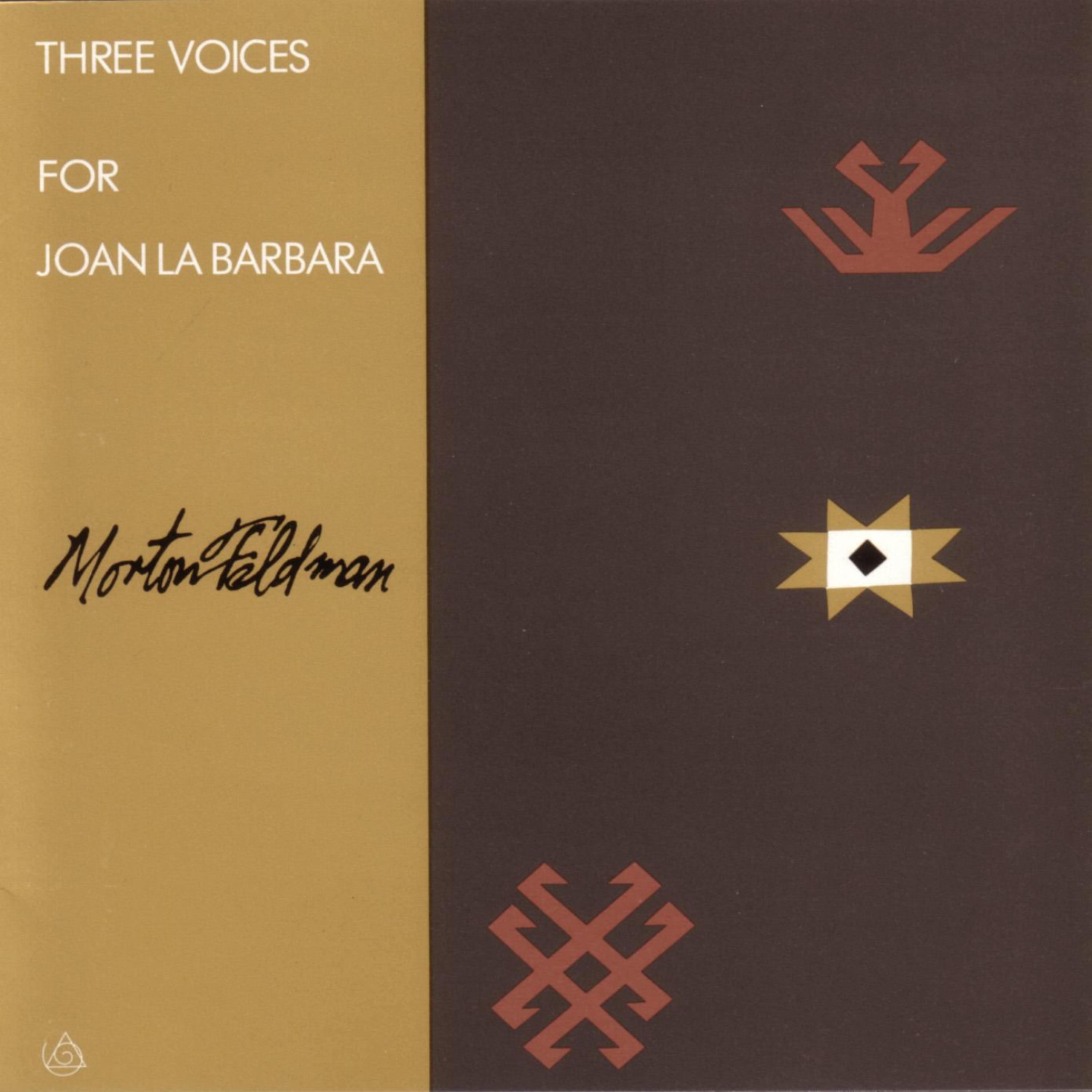 Постер альбома Three Voices For Joan La Barbara