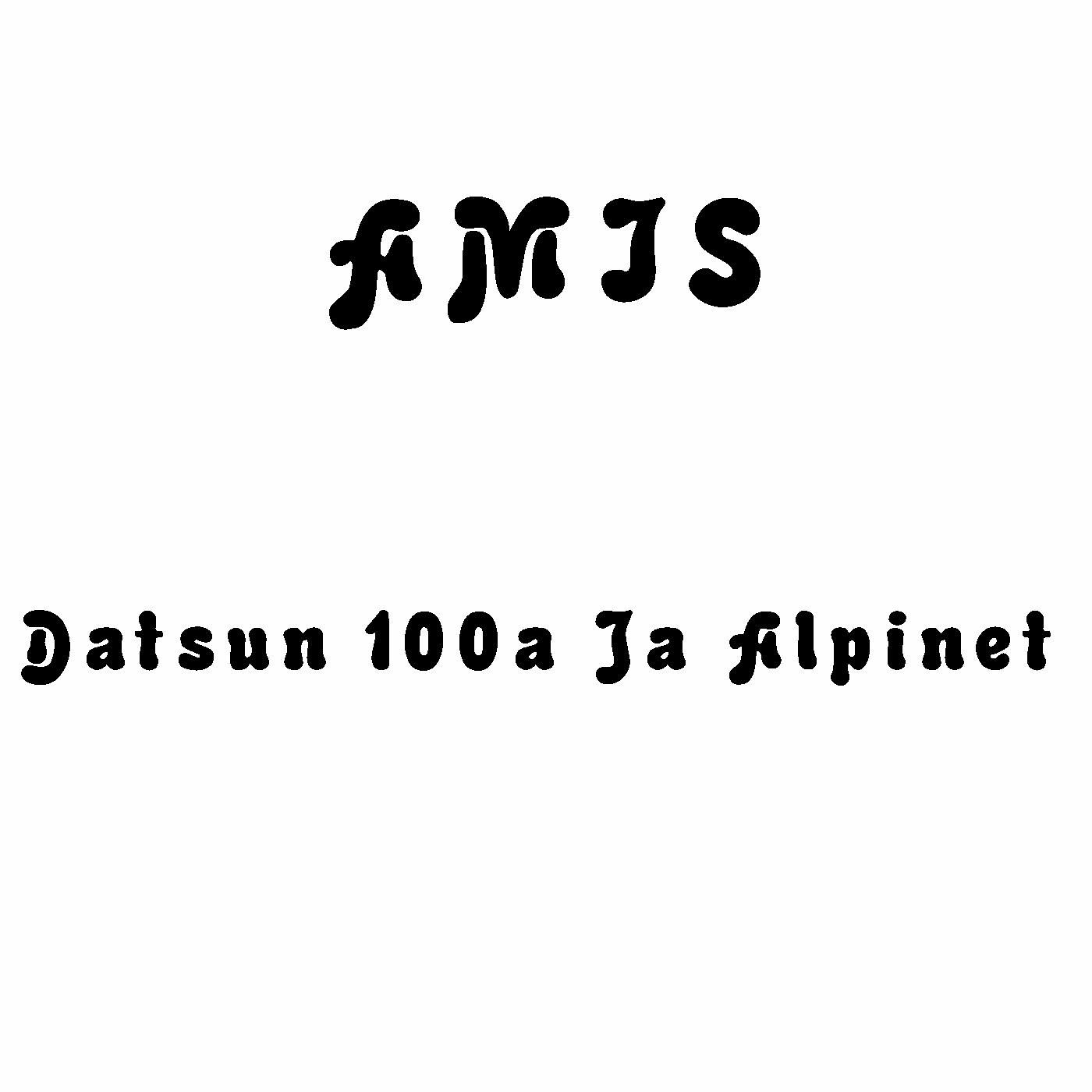 Постер альбома Datsun 100a Ja Alpinet
