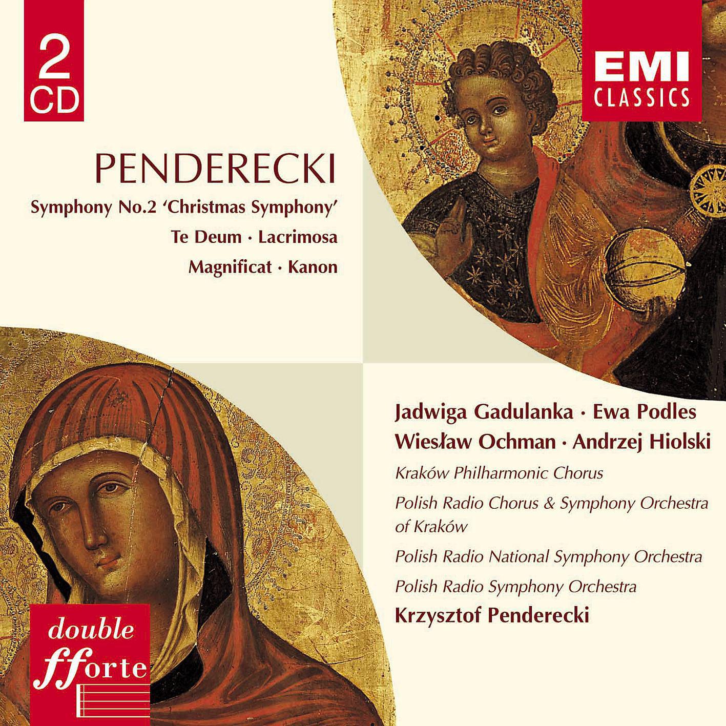 Постер альбома Penderecki : Symphony No.2/Te Deum/Magnificat etc