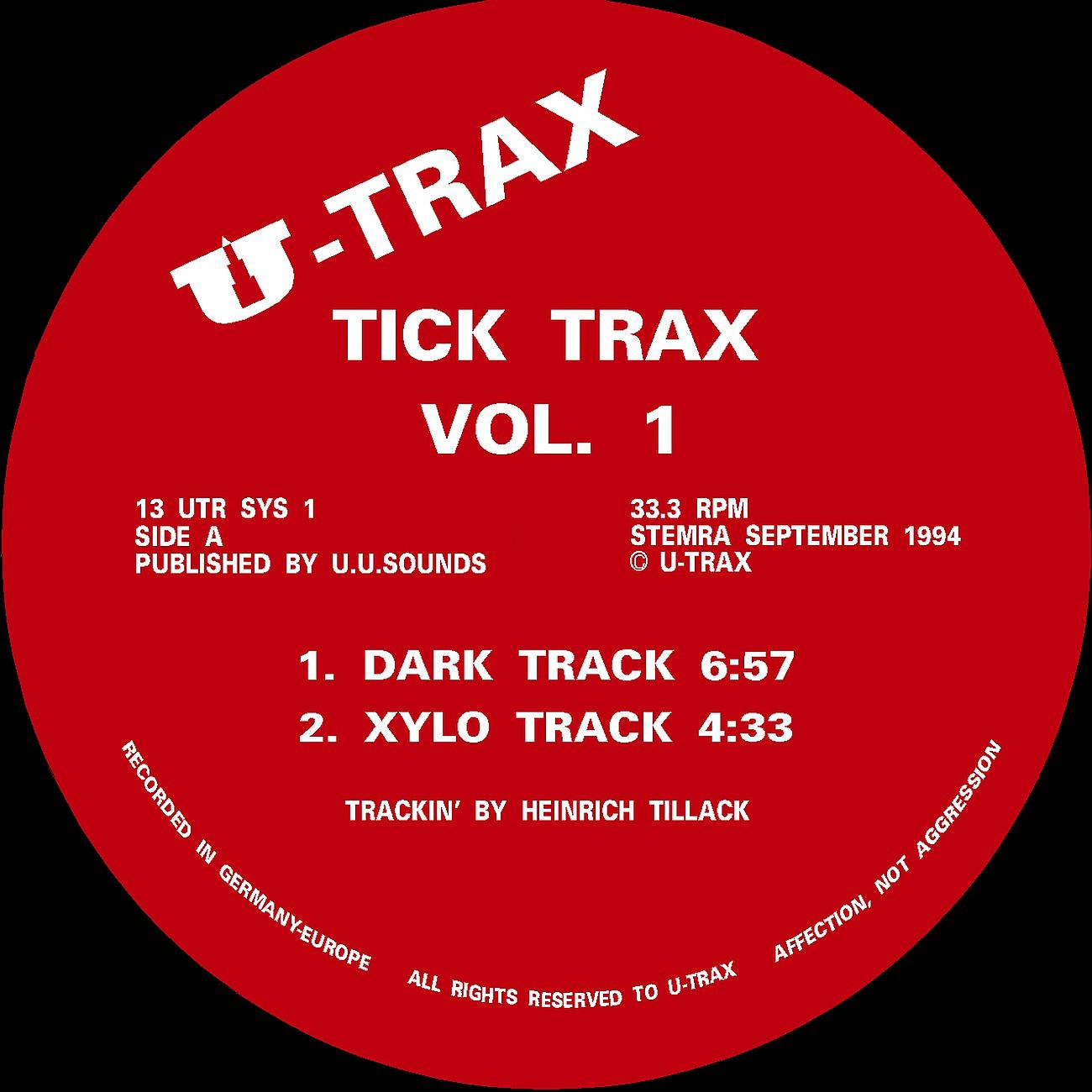Постер альбома Tick Trax Vol. 1