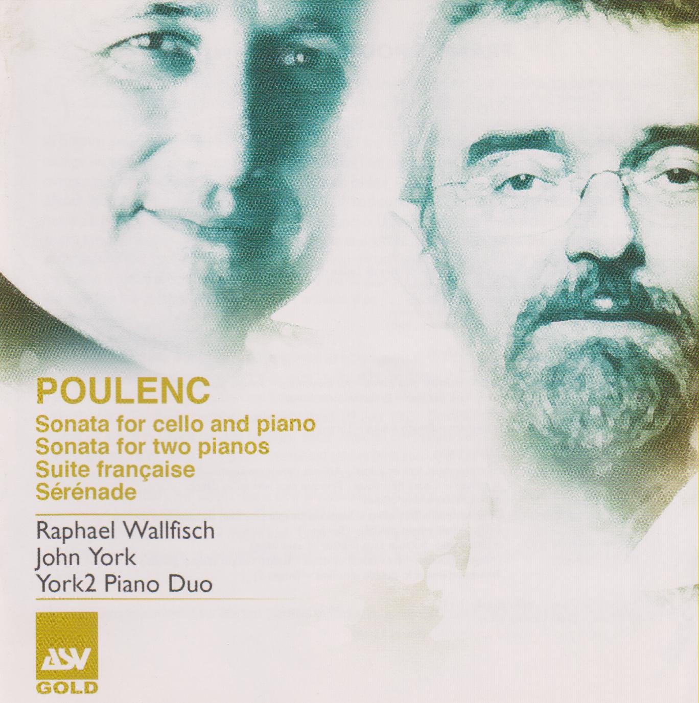 Постер альбома Poulenc: Sonata for Cello and Piano; Sonata for 2 Pianos; Suite française; Sérénade