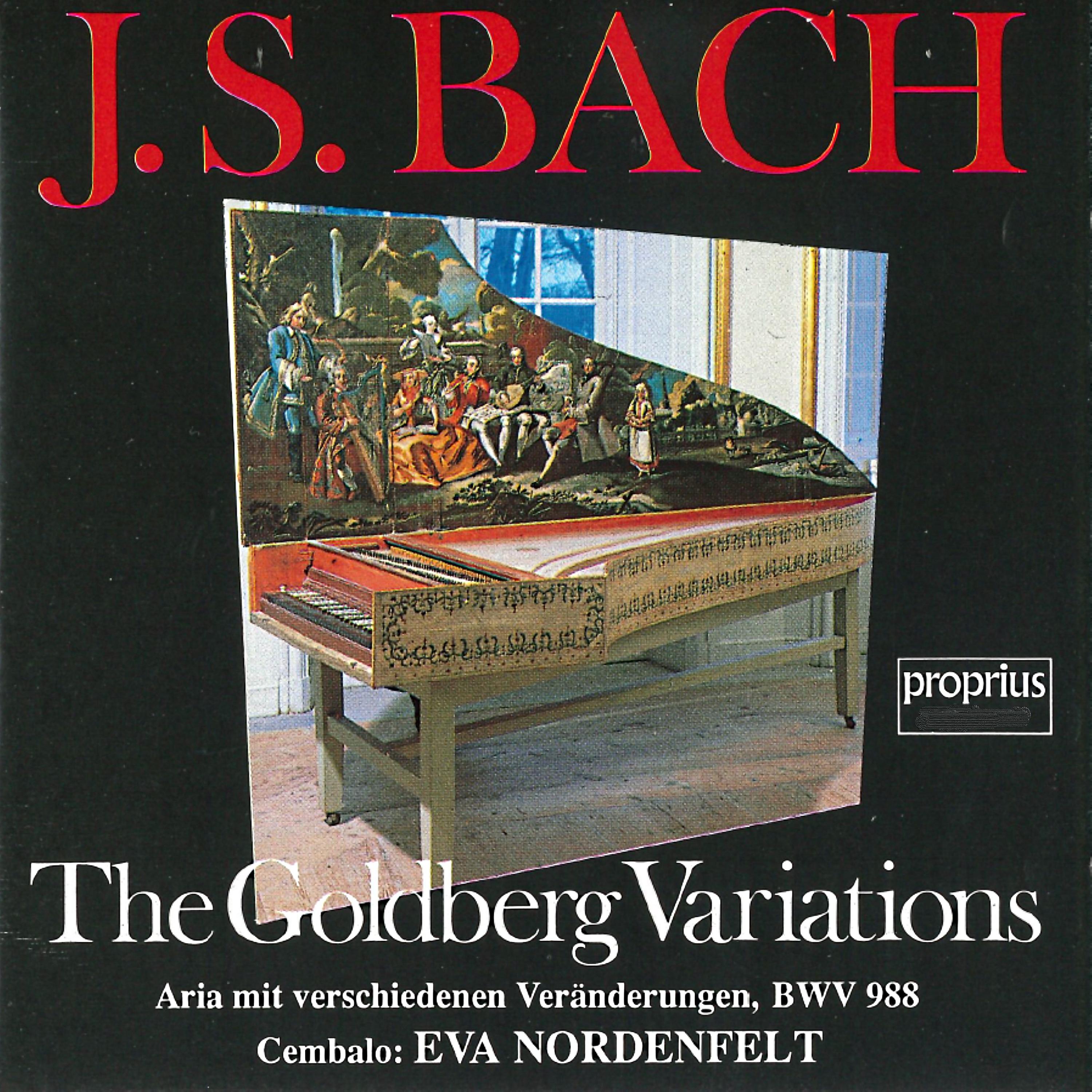 Постер альбома J.S. Bach: The Goldberg Variations