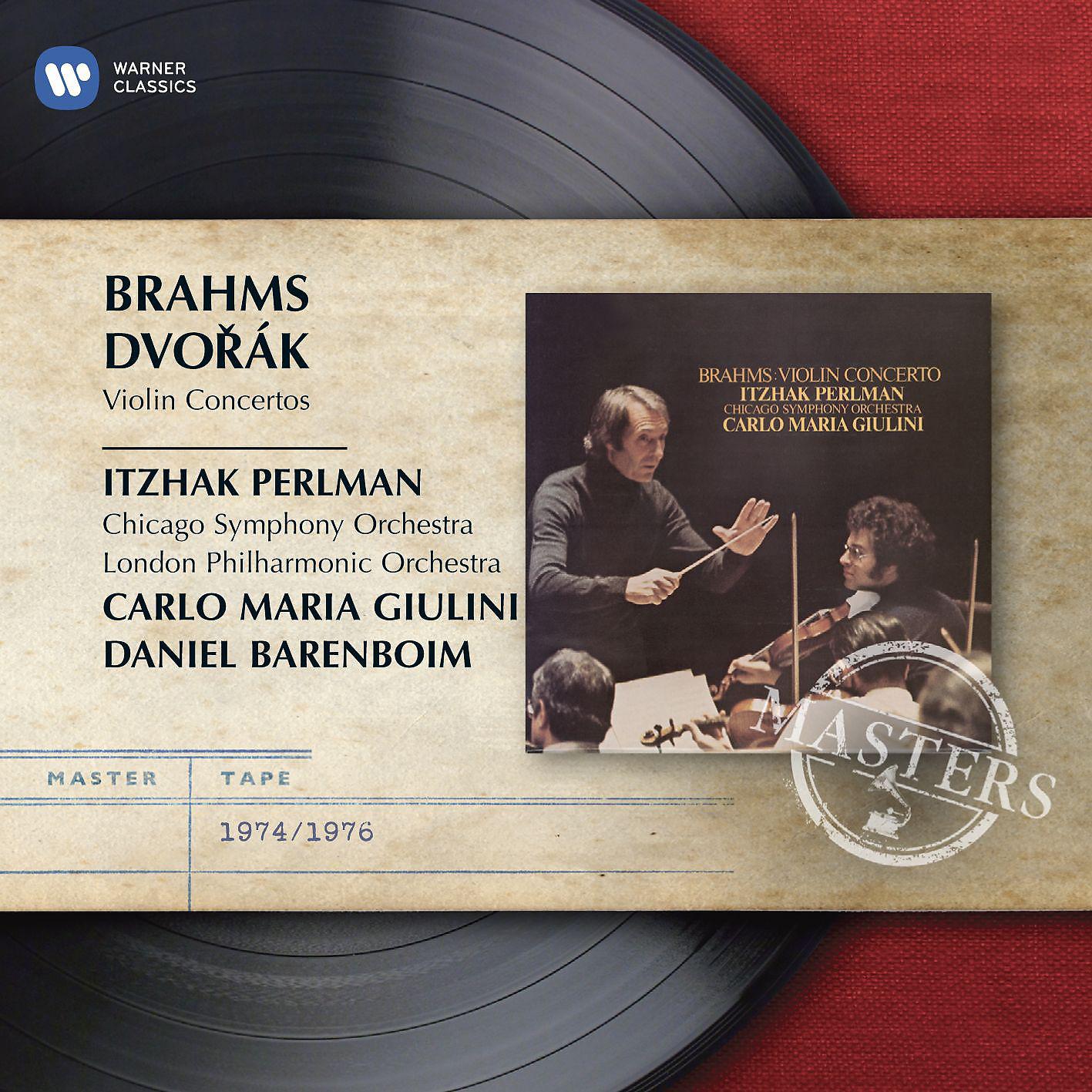 Постер альбома Brahms & Dvořák: Violin Concertos