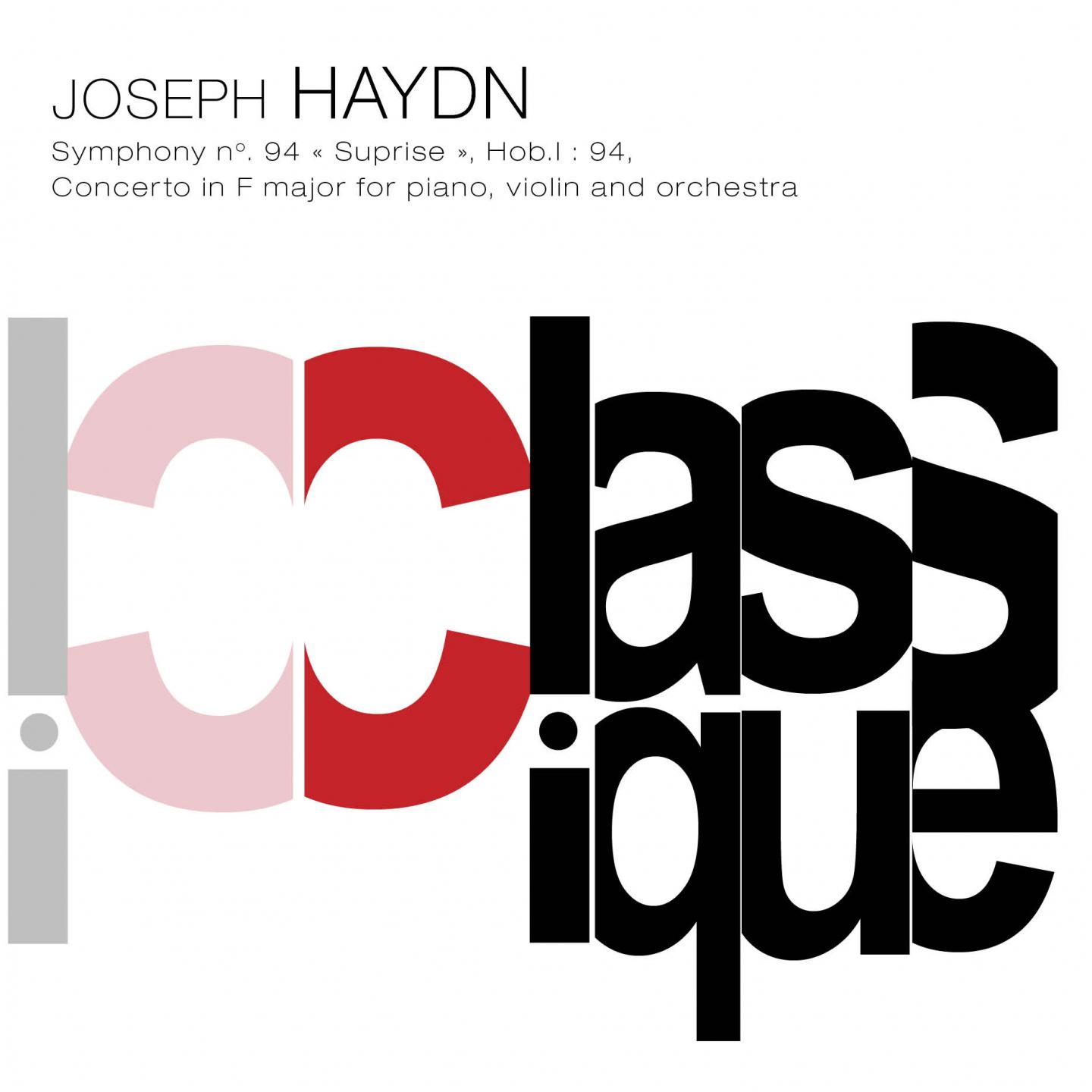 Постер альбома Haydn: Symphony No. 94, Hob. I:94 & Keyboard Concerto, Hob. XVIII:6