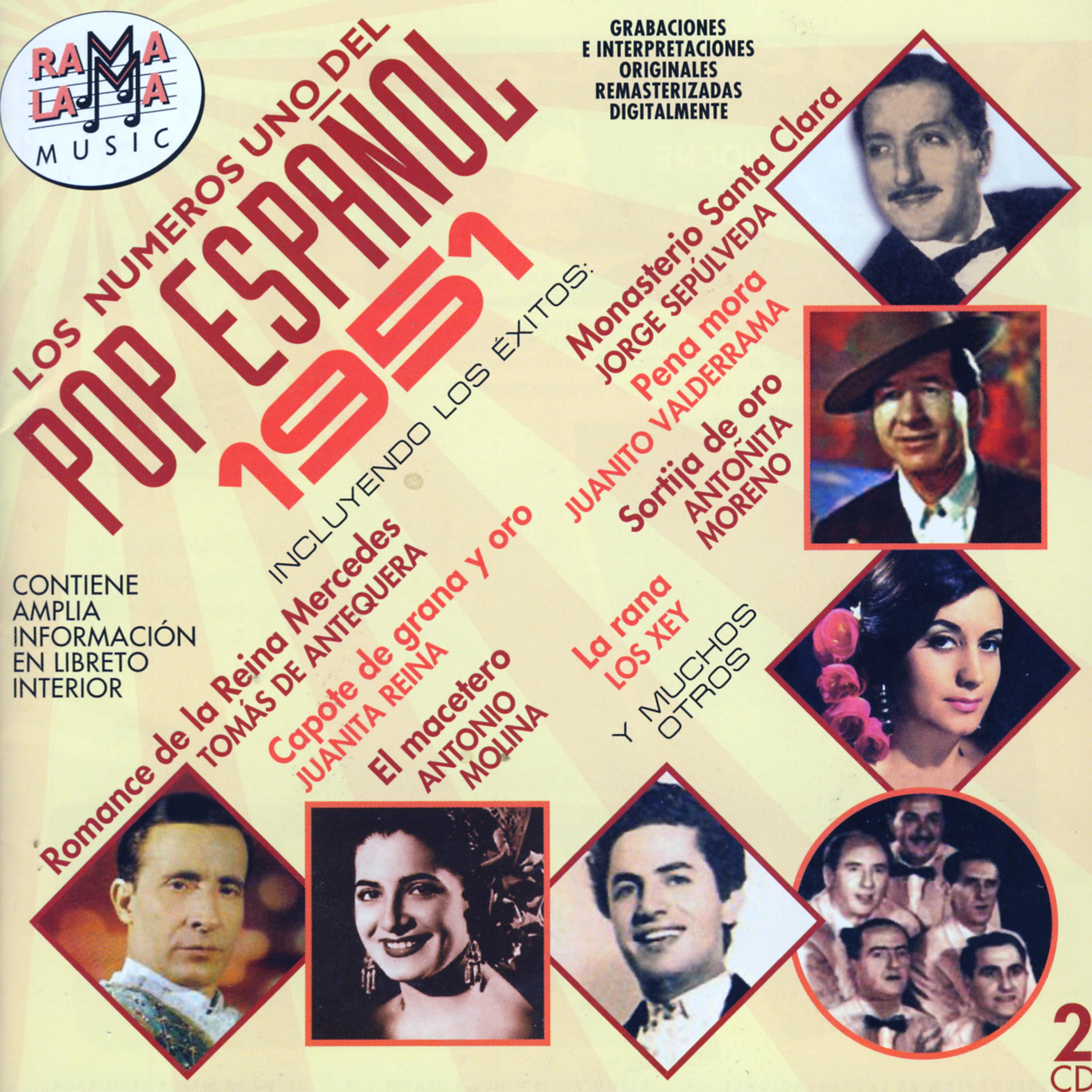 Постер альбома Los Números Uno Del Pop Español 1951