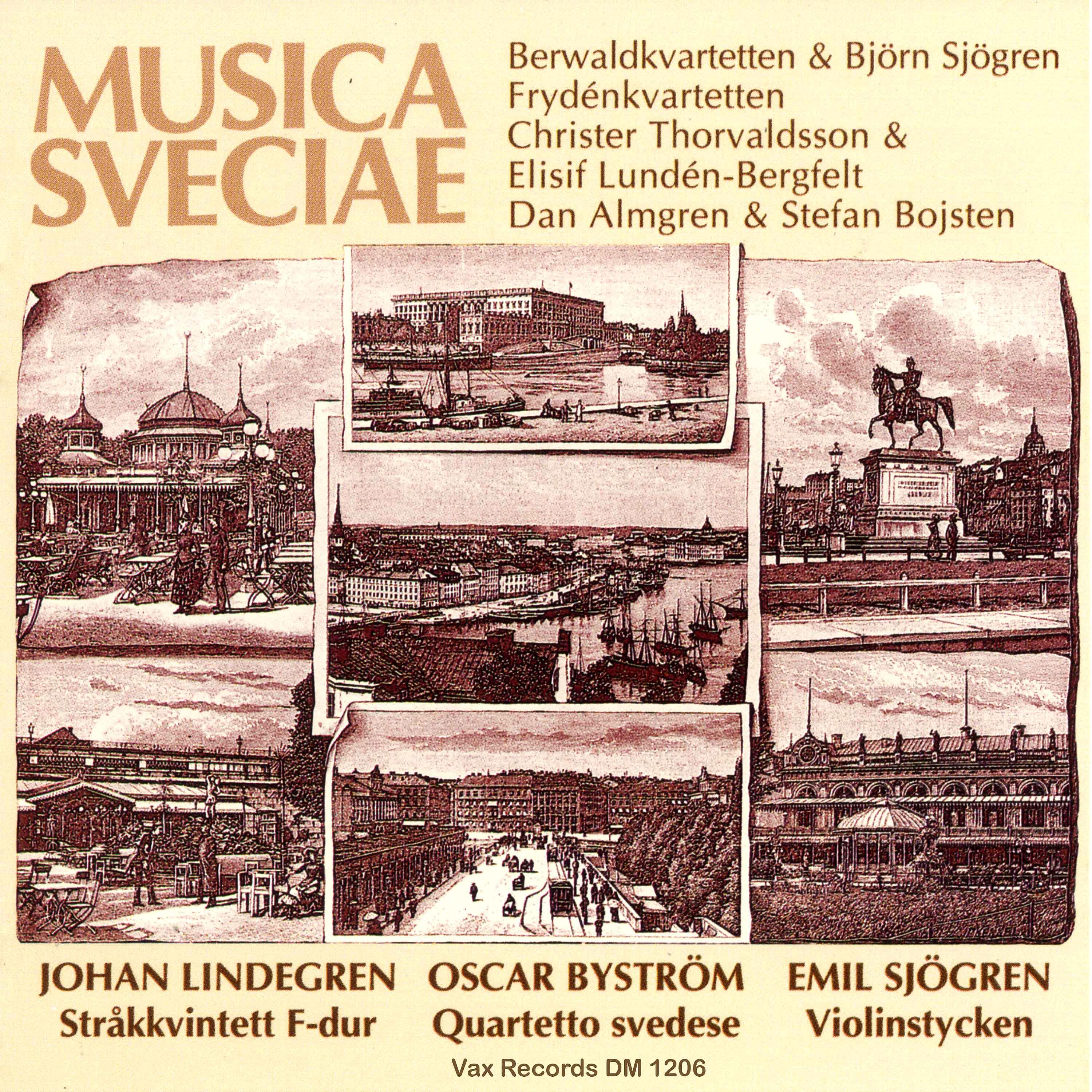 Постер альбома Musica Sveciae: Johan Lindegren, Oscar Byström, Emil Sjögren (Remastered 2021)