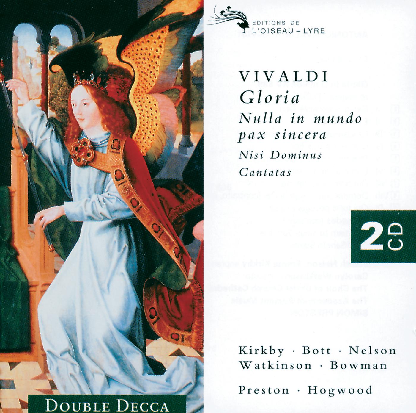 Постер альбома Vivaldi: Gloria/Nisi Dominus/4 Cantatas etc.