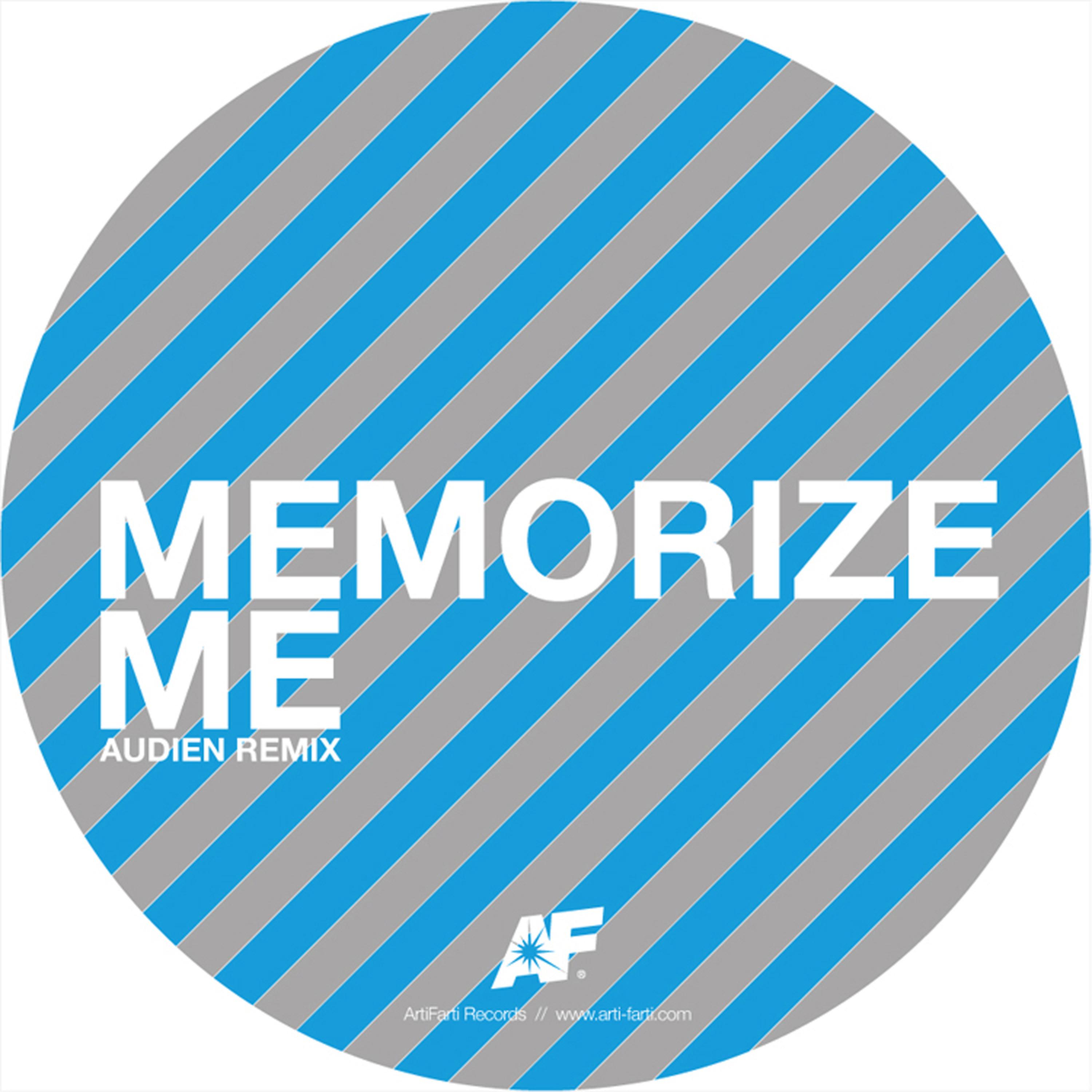 Постер альбома Memorize Me (Audien Mixes)