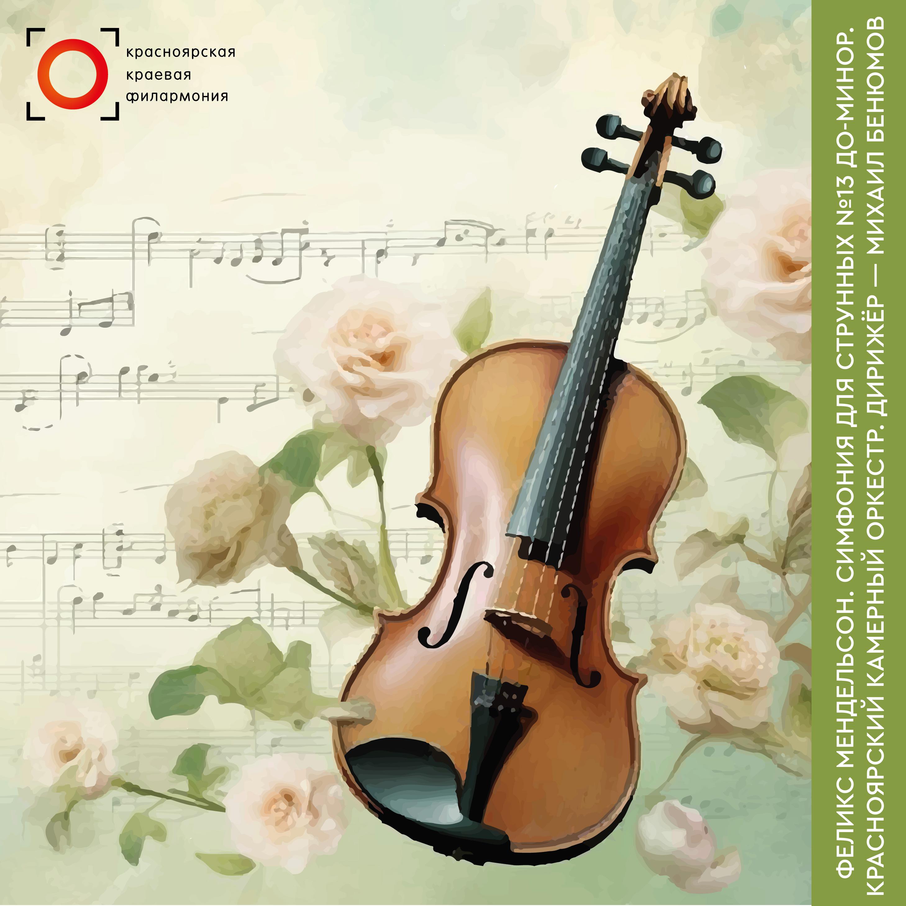 Постер альбома Симфония для струнных No. 13 до-минор, MWV N14 "Sinfoniesatz": Grave - Allegro molto