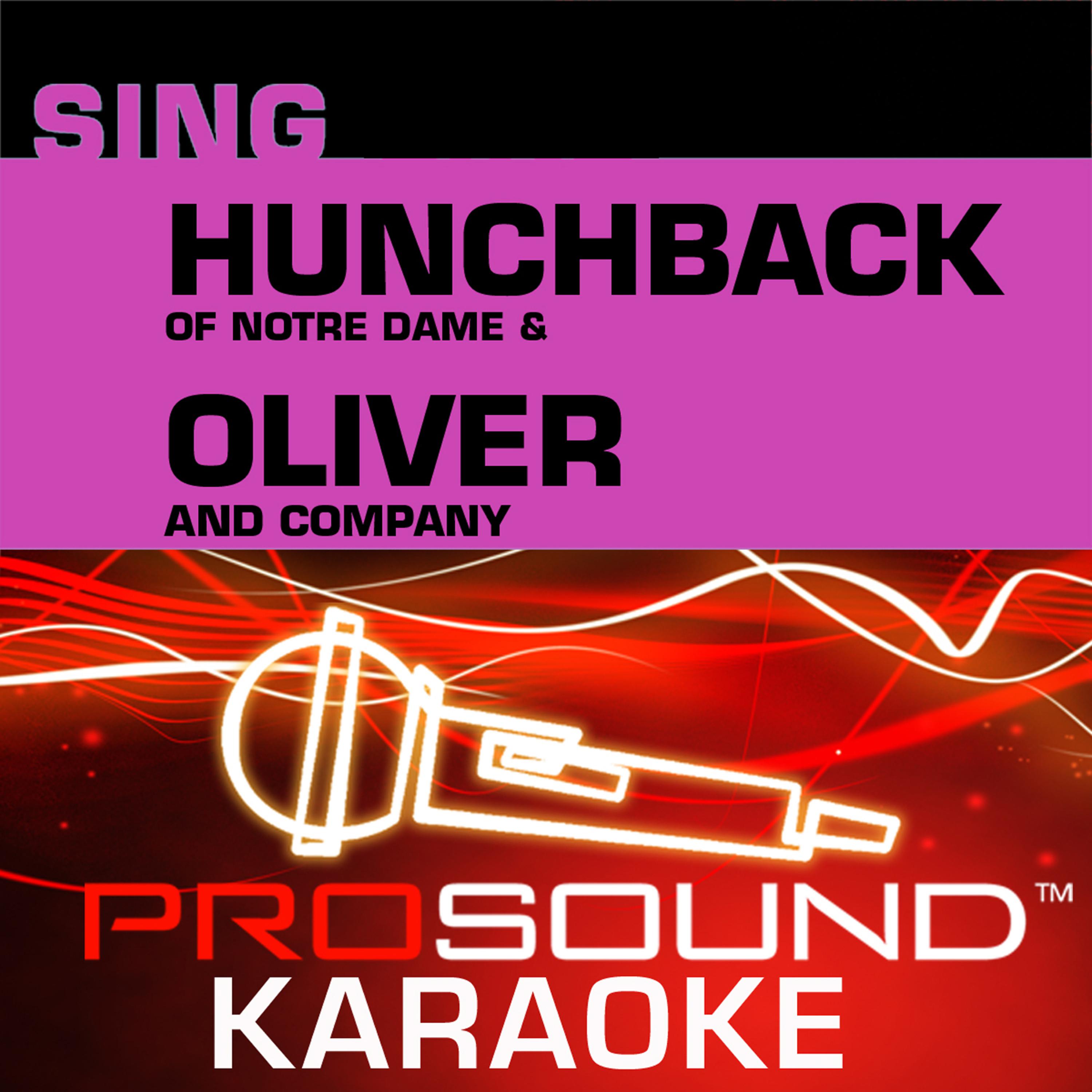 Постер альбома Sing Hunchback of Notre Dame and Oliver and Company (Karaoke Performance Tracks)
