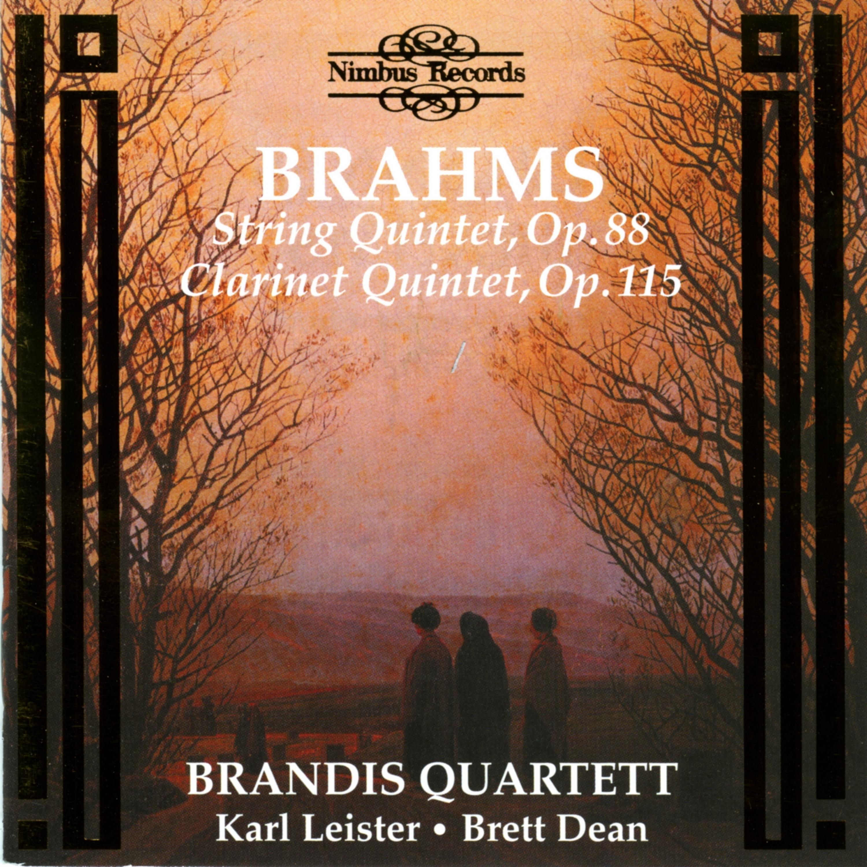 Постер альбома Brahms: String & Clarinet Quintet