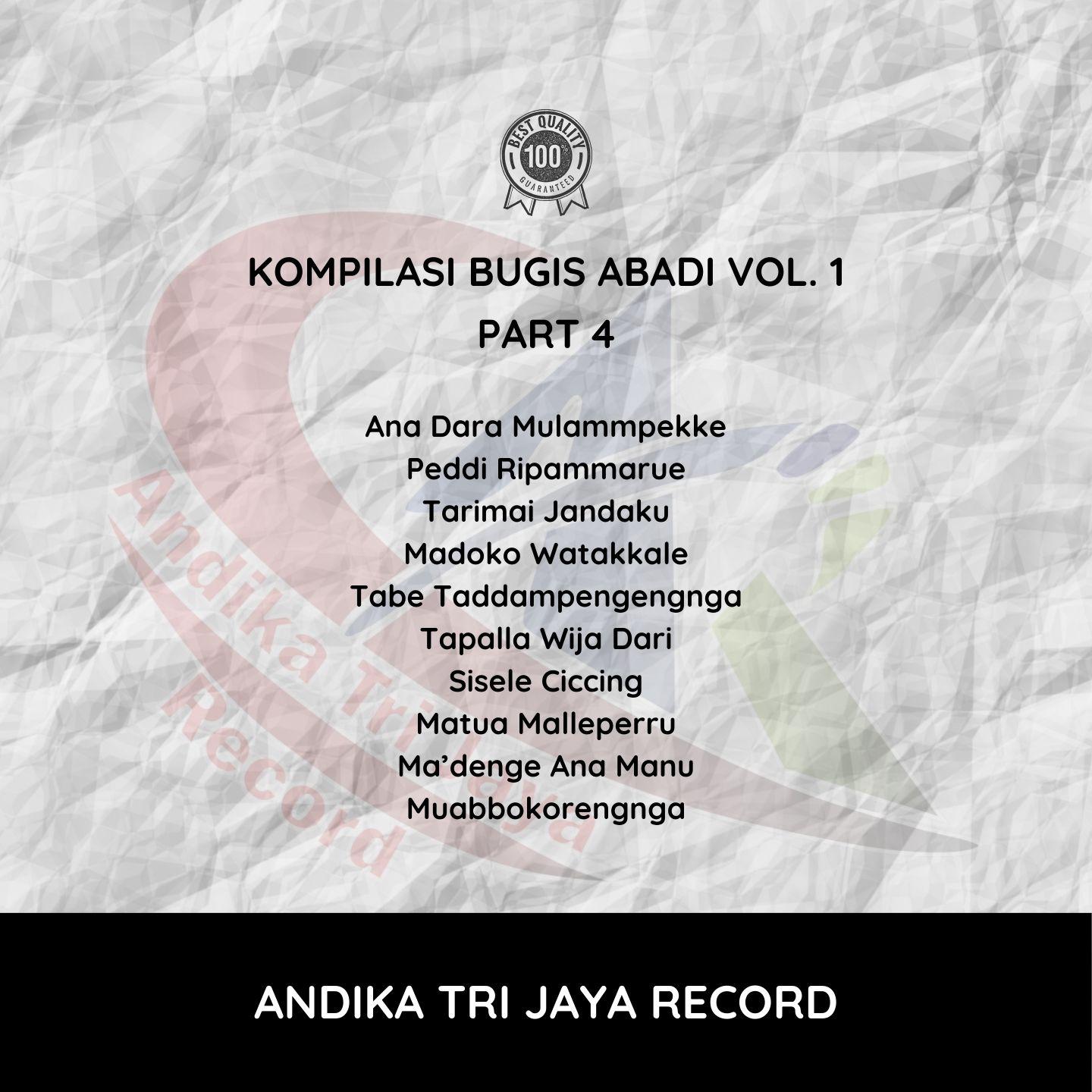 Постер альбома Kompilasi Bugis Abadi Vol. 2 (Part 4)