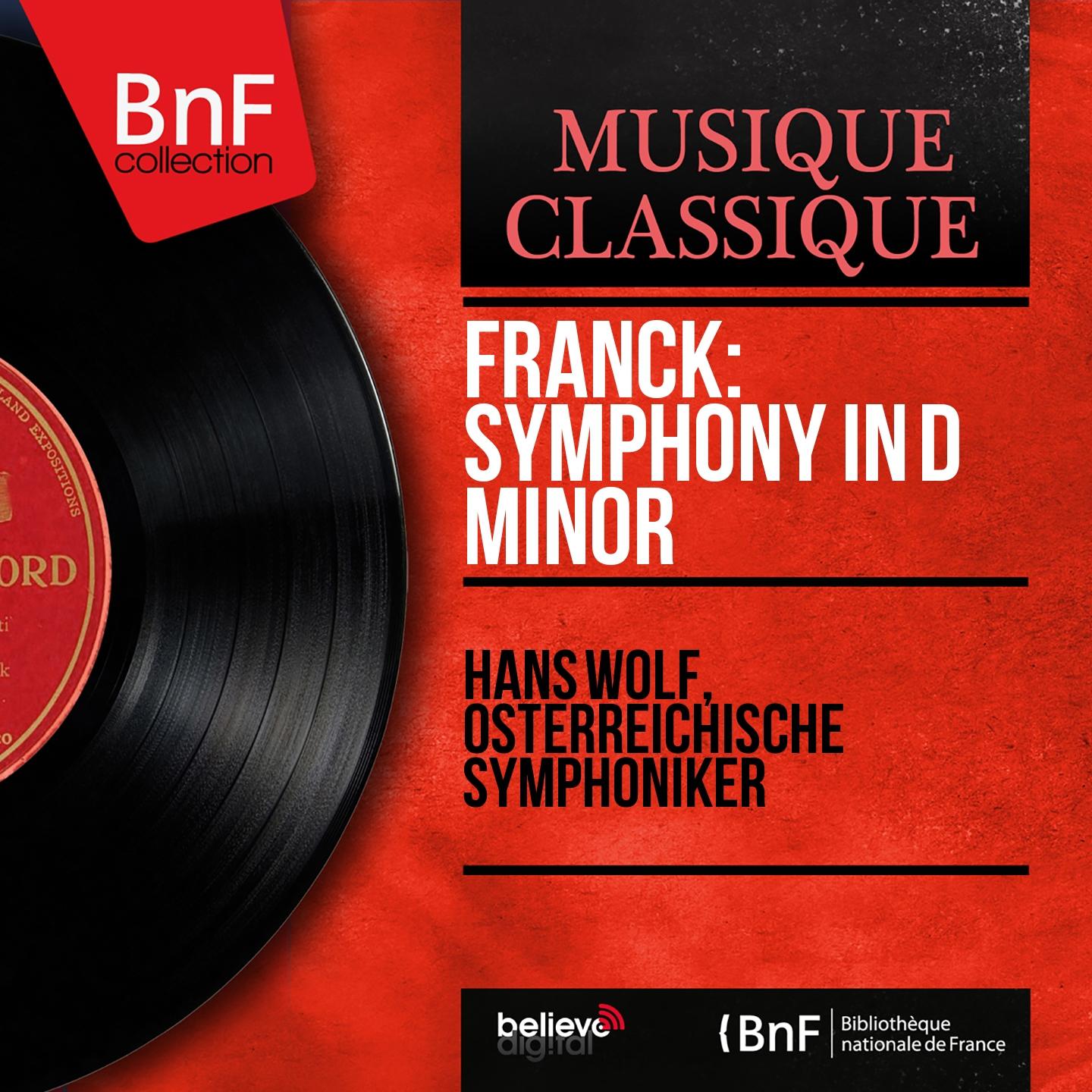 Постер альбома Franck: Symphony in D Minor (Mono Version)