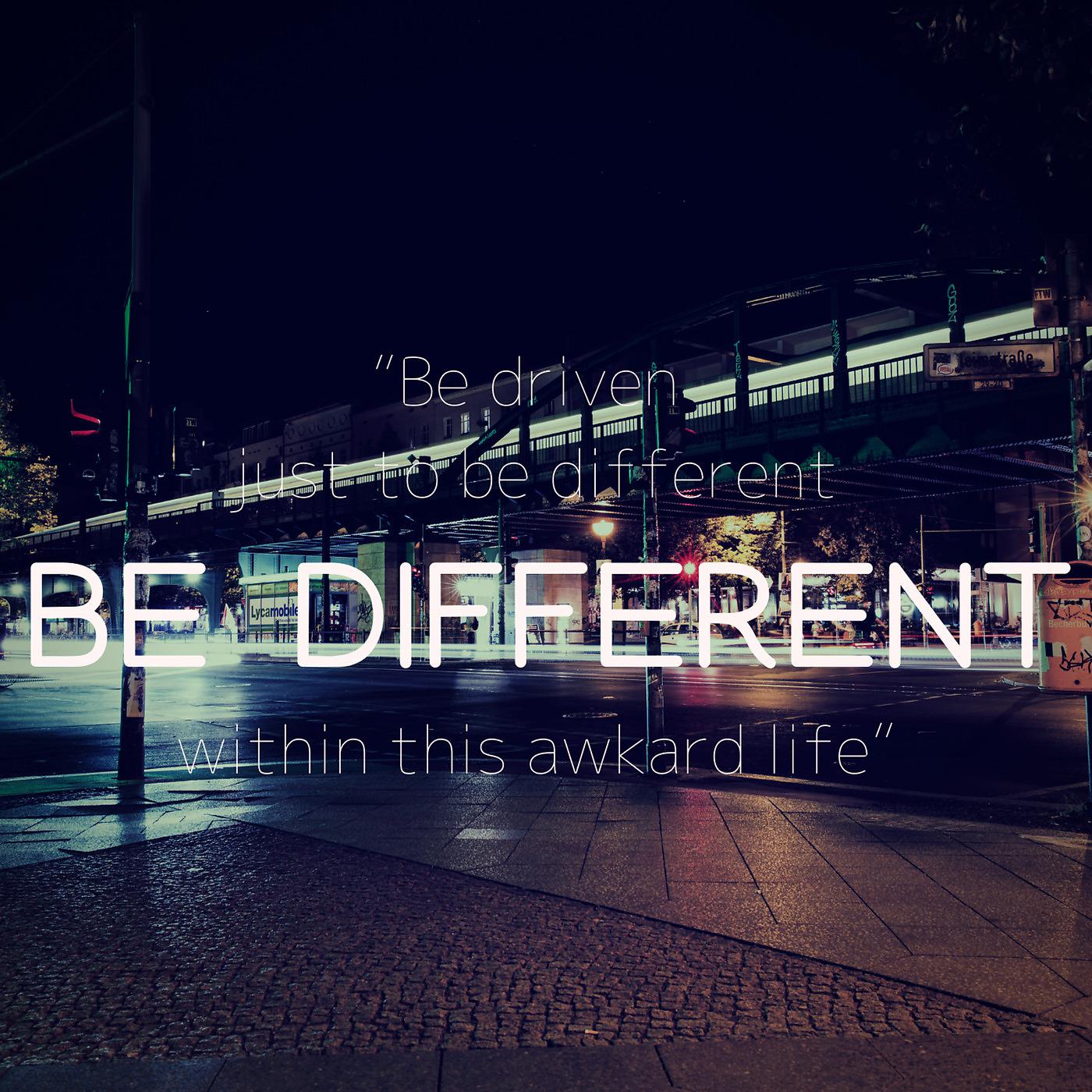 Постер альбома Be Different