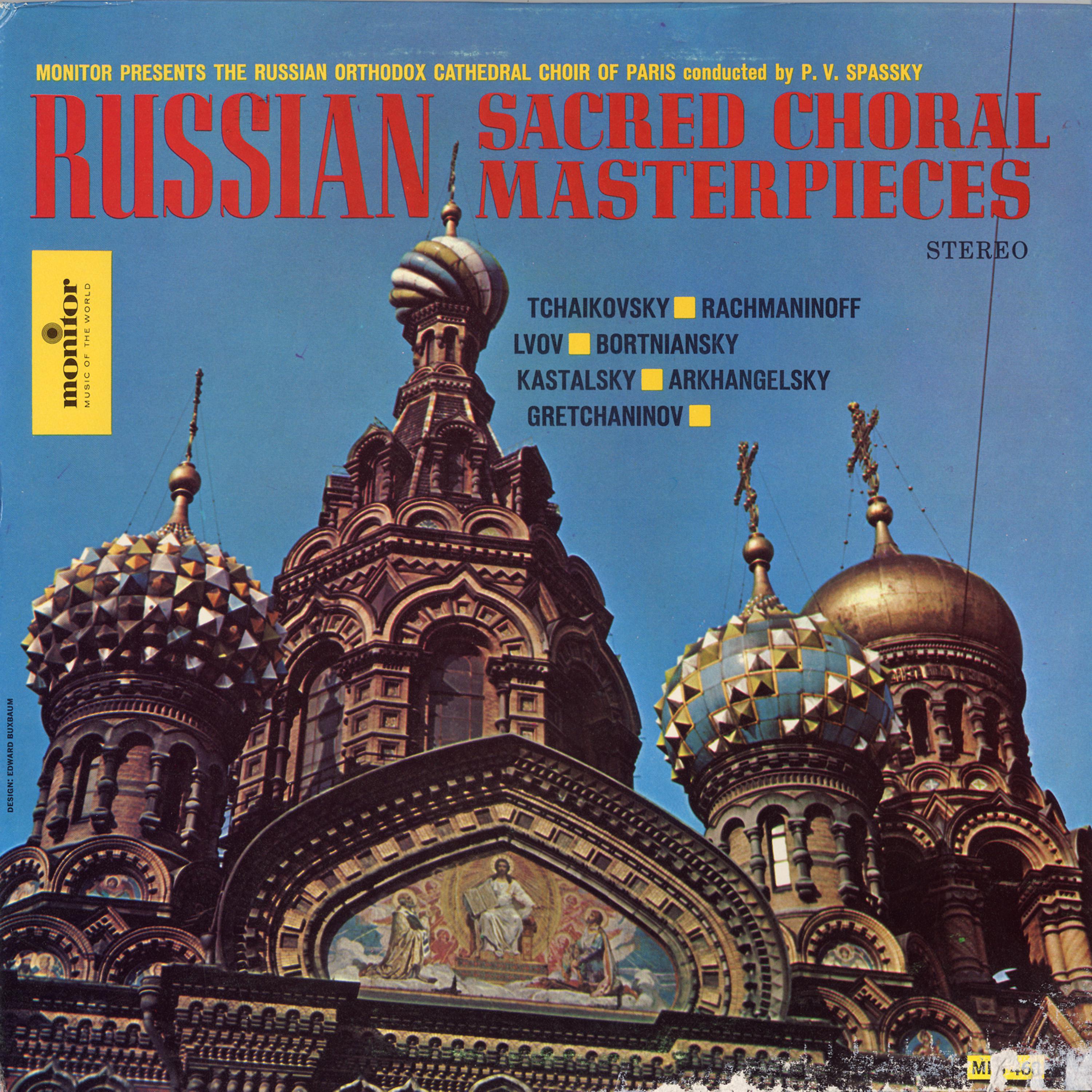 Постер альбома Russian Sacred Choral Masterpieces