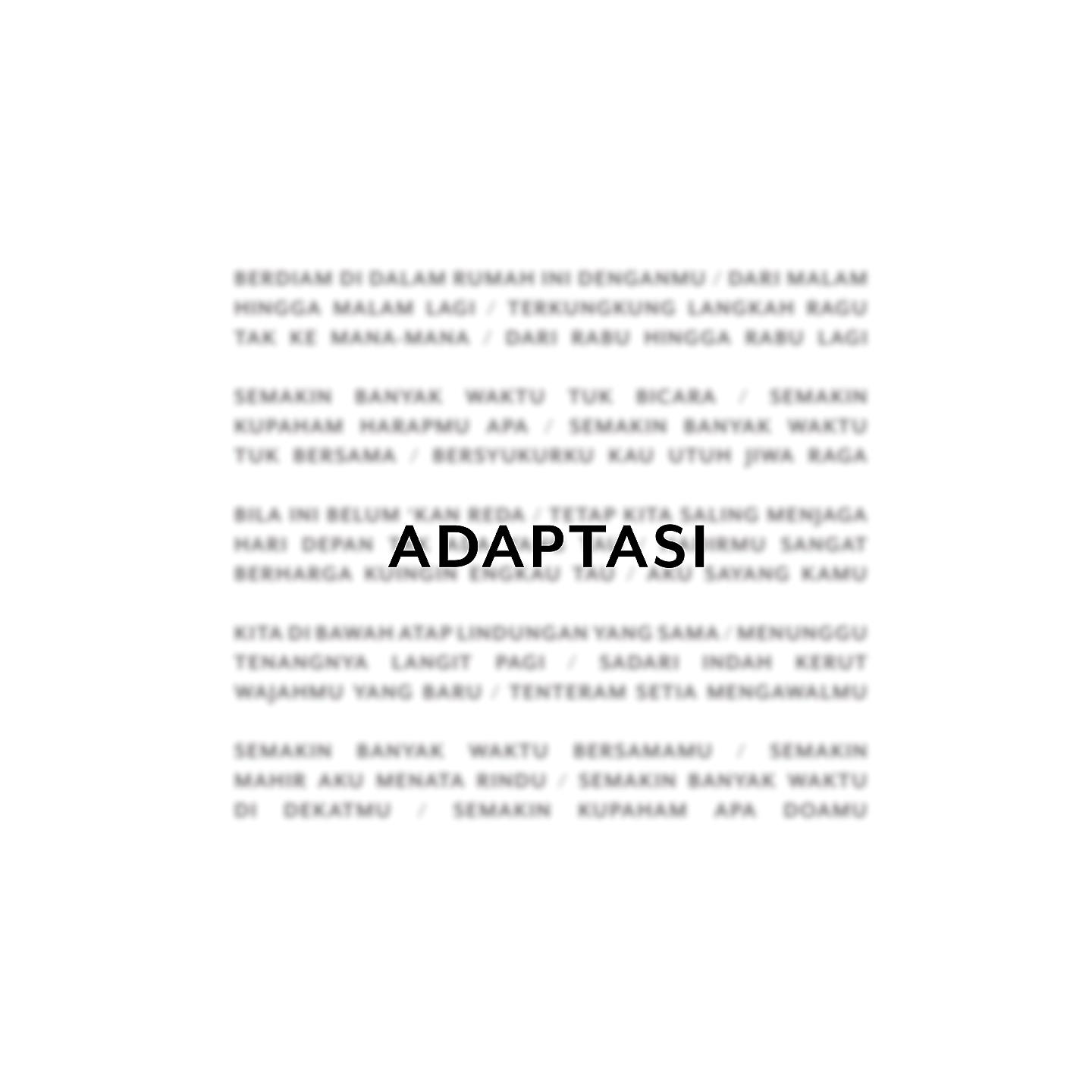 Постер альбома Adaptasi