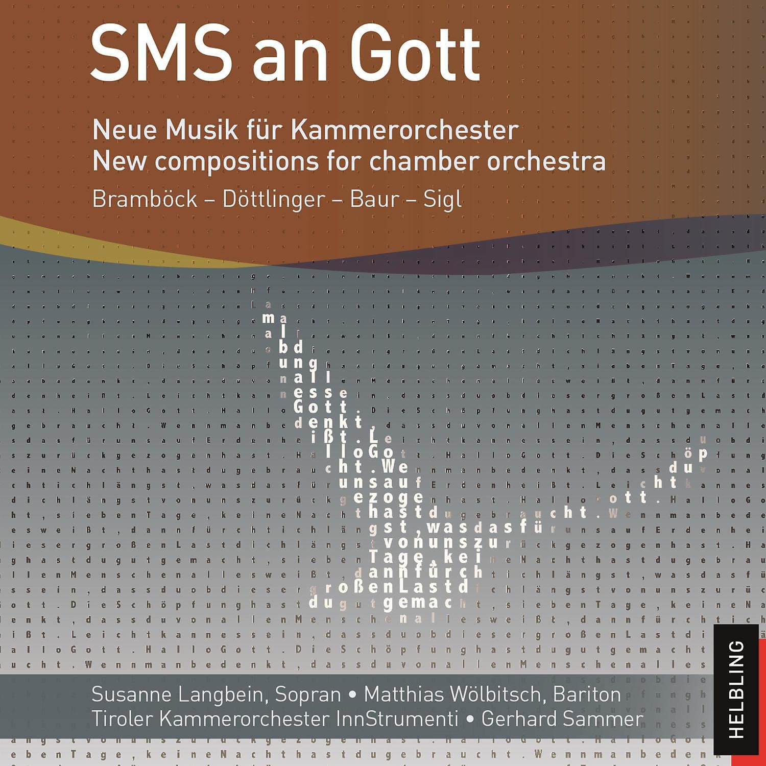 Постер альбома SMS an Gott. Neue Musik für Kammerorchester. New compositions for orchestra