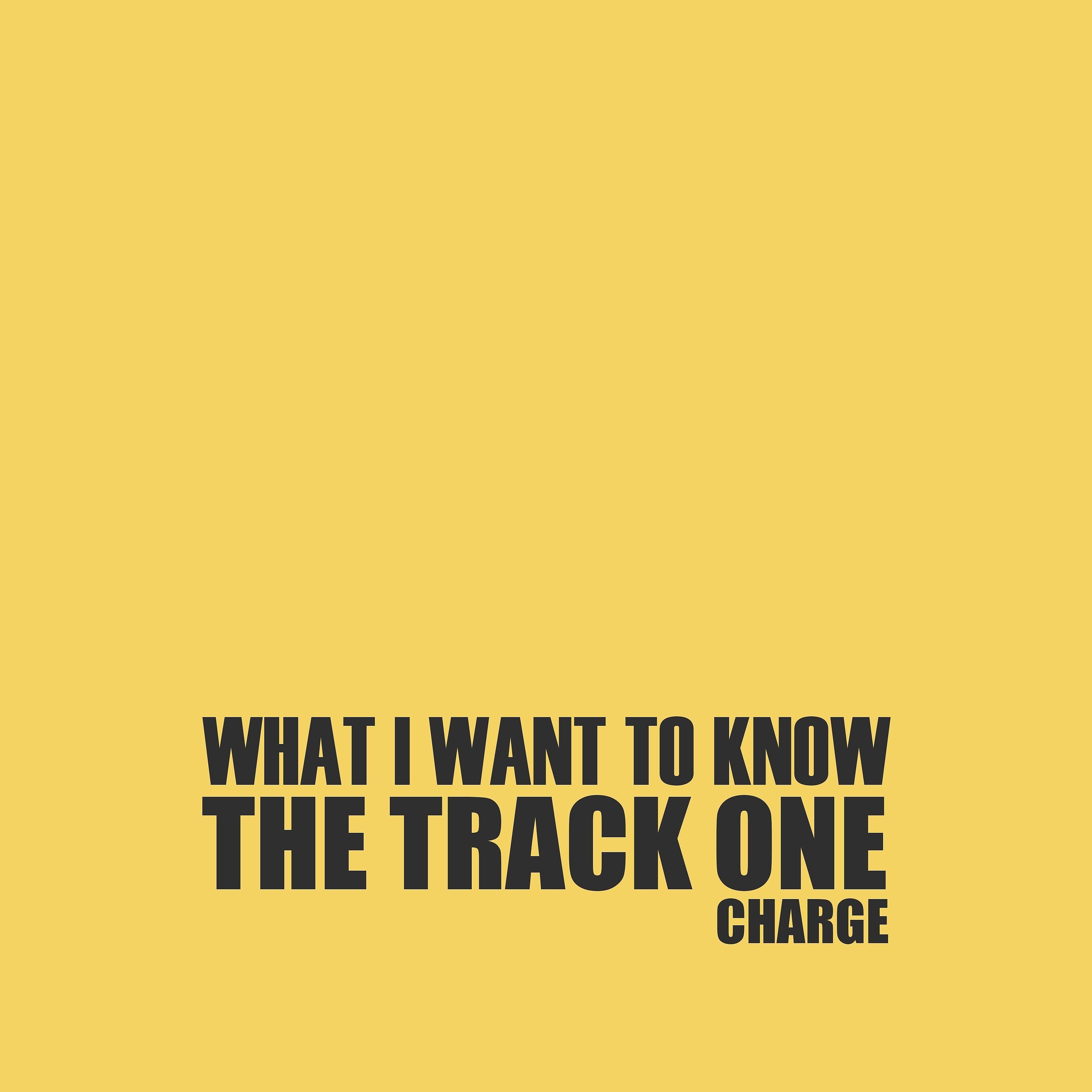 Постер альбома What I Want to Know, the Track One