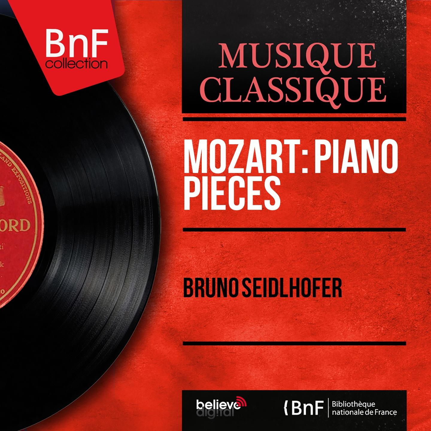 Постер альбома Mozart: Piano Pieces (Mono Version)