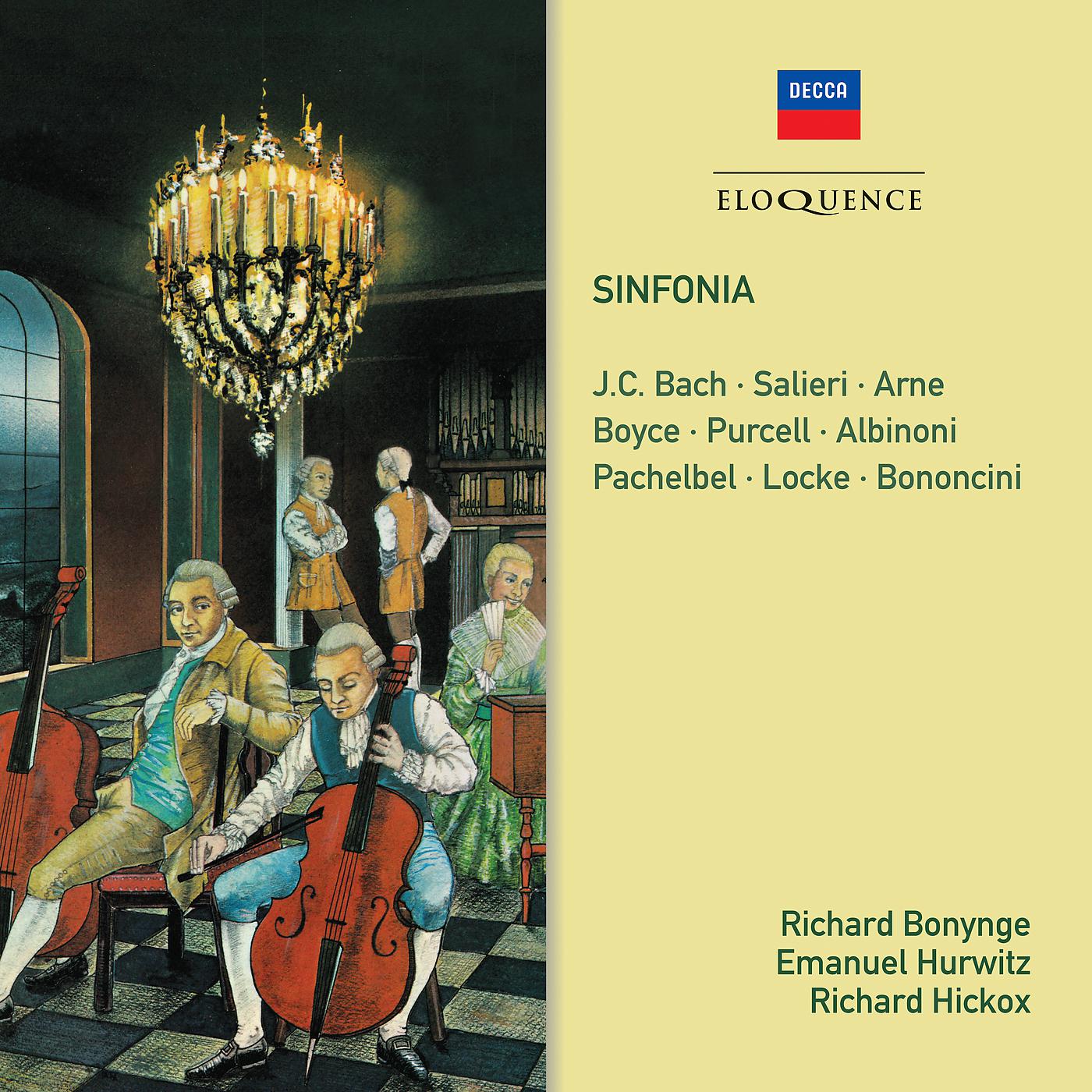 Постер альбома Sinfonia - Salieri, J.C. Bach, Arne, Purcell, Albinoni, Pachelbel